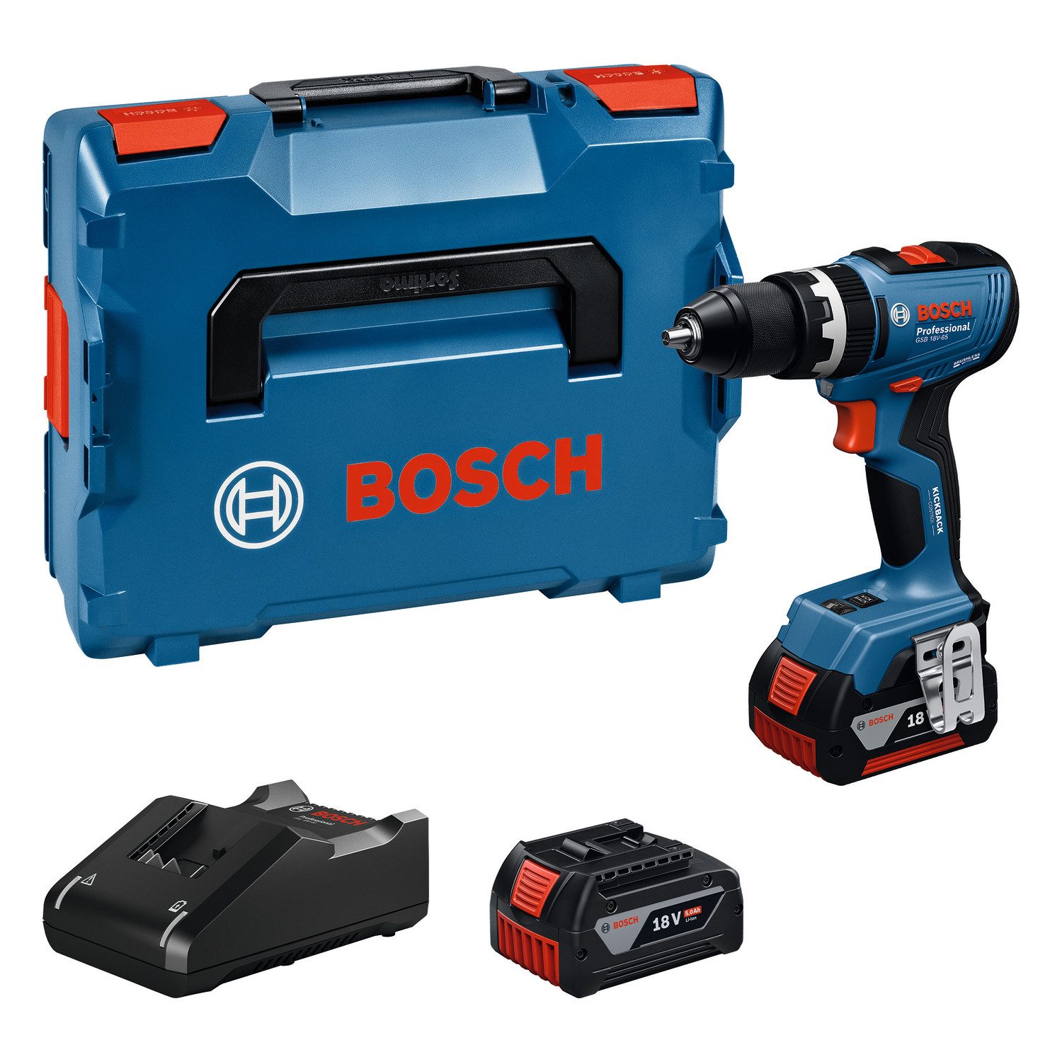 Bosch Professional Akku-Bohrschrauber »GSR 18V-65«, Inkl. günstig online kaufen