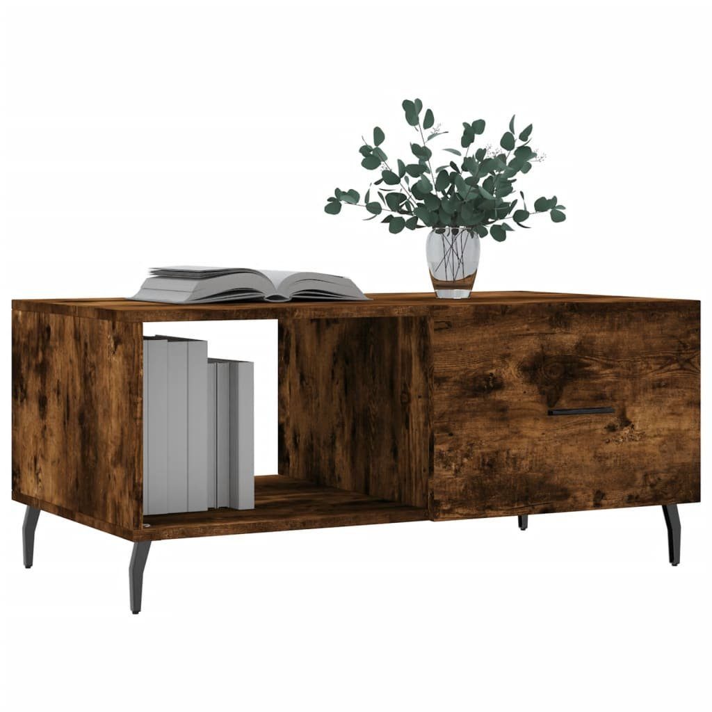 Couchtisch Holzwerkstoff Räuchereiche 90x50x40 cm Räuchereiche Räuchereiche (1-St) Couchtisch | vidaXL