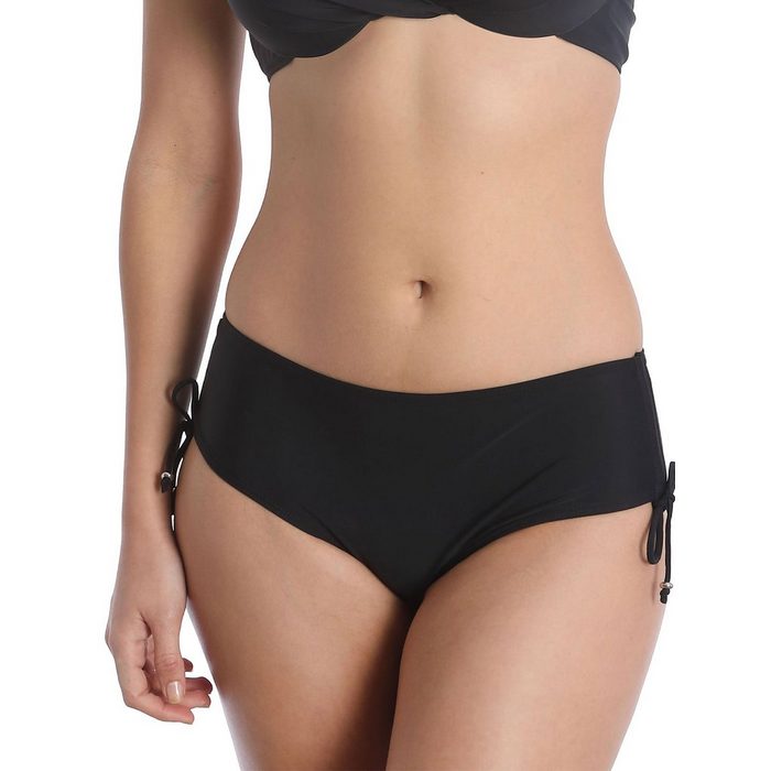 Sassa Bikini-Hose Bikini Slip BASIC BLACK (Stück 1-St) Zwickel