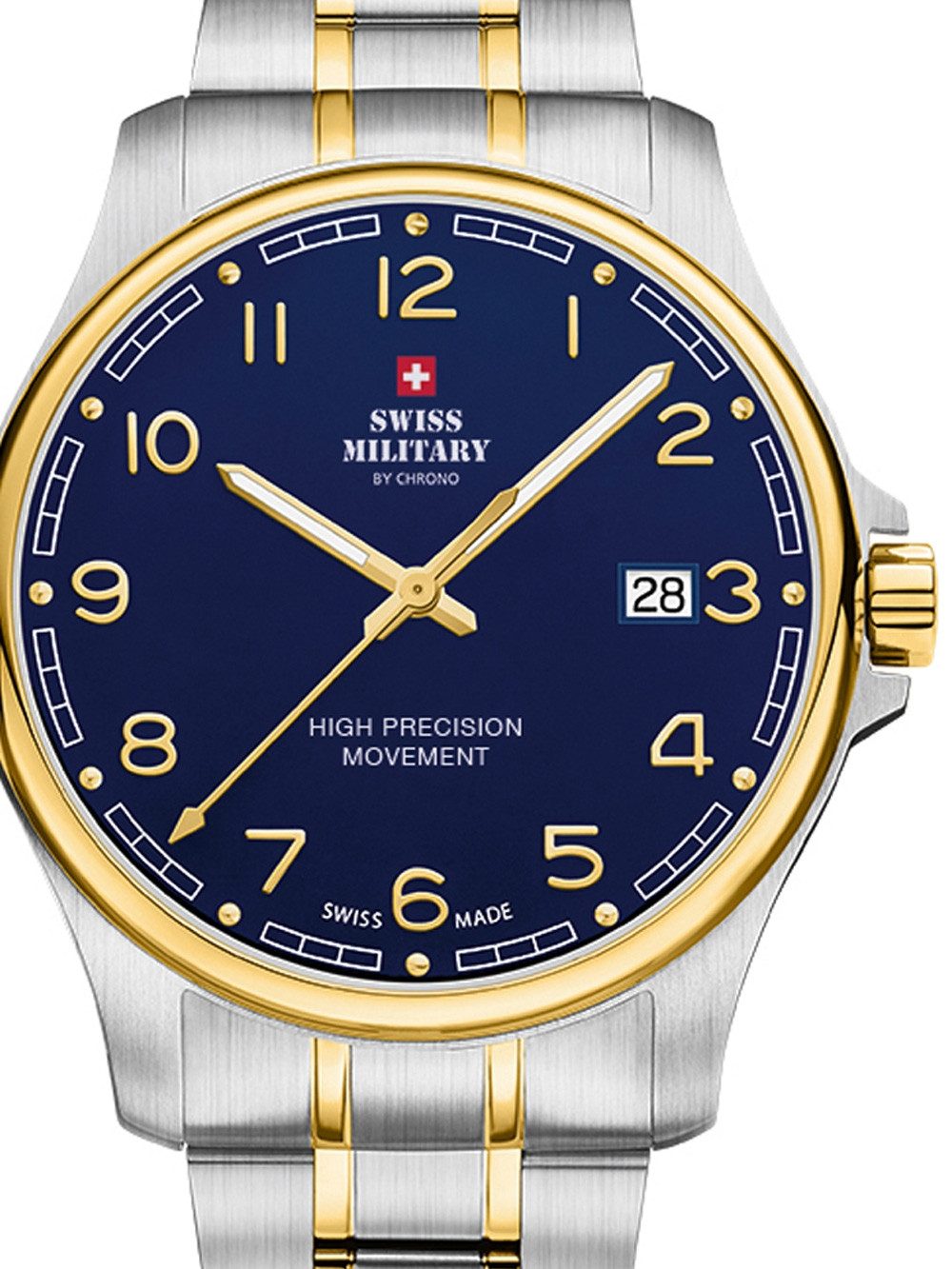 Quarzuhr Swiss Military SM30200.21 Herrenuhr 39mm 5ATM Swiss Military SM30200.21 Herrenuhr 39mm 5ATM