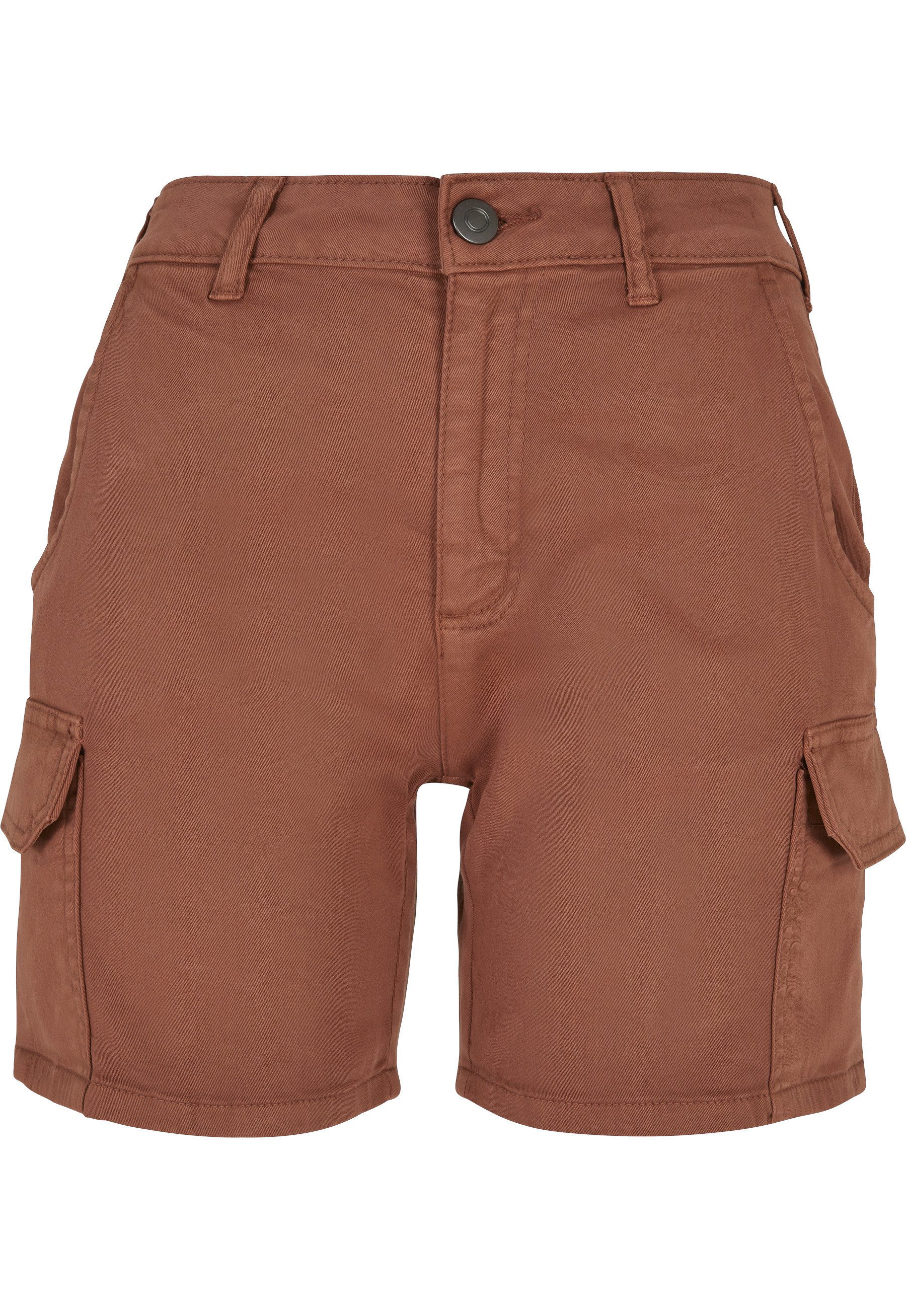 URBAN CLASSICS Cargohose Urban Classics Damen Ladies High Waist Cargo Shorts (1-tlg)