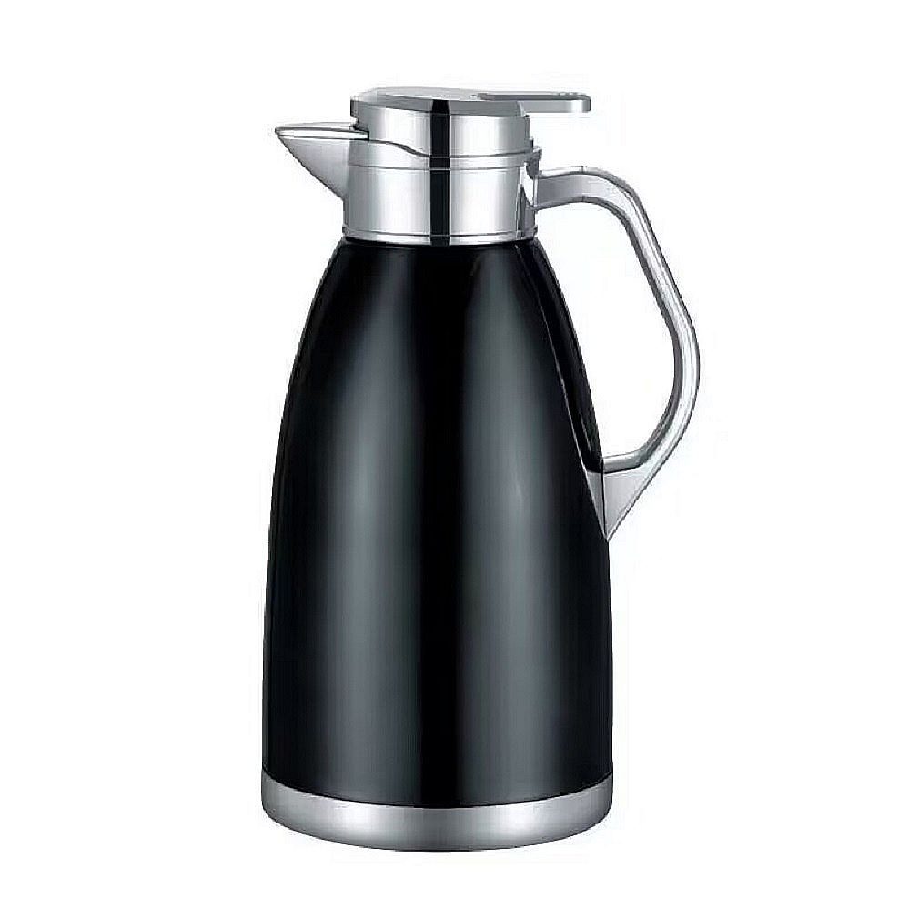 Rungassi Isolierkanne Thermoskanne Isolierkanne Kaffeekanne 1,8 Liter FLSK2,3 Schwarz