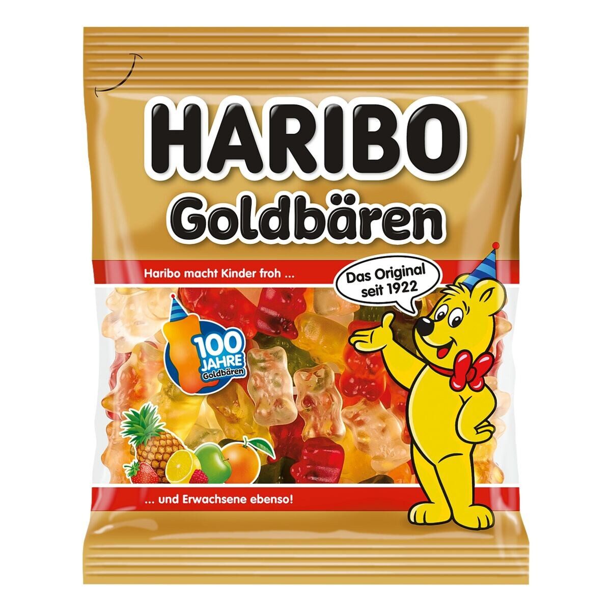 HARIBO Süßigkeit Goldbären, Tüte mit 100 g