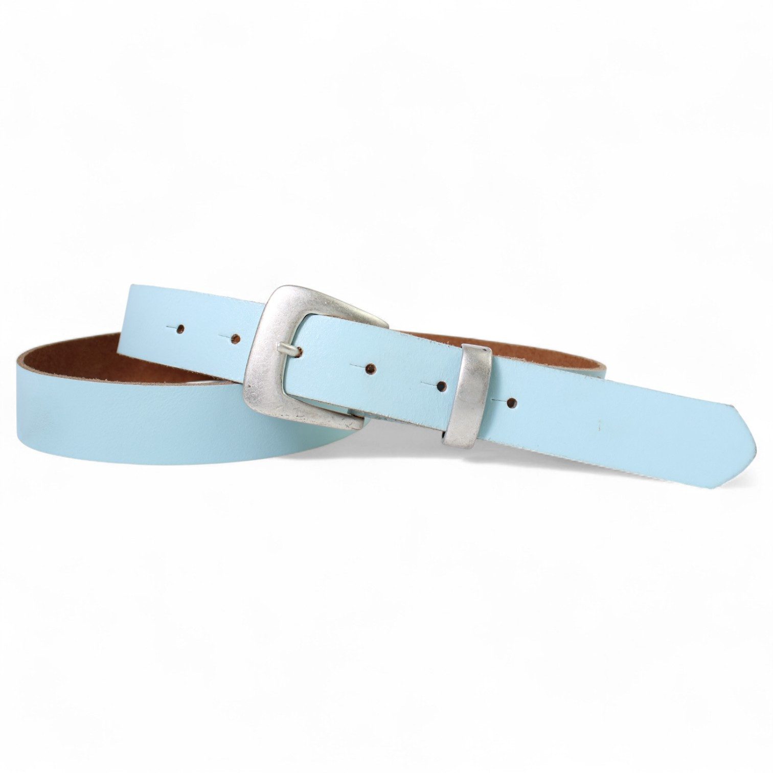 Taillengürtel Damen Rindleder schmal