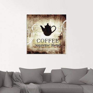 Artland Glasbild Kaffee, Getränke (1 St), in verschiedenen Größen