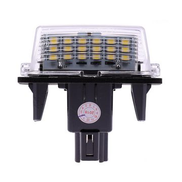 Vinstar KFZ-Ersatzleuchte LED Kennzeichenbeleuchtung E-geprüft für TOYOTA, kompatibel mit: Toyota Prius C Yaris Verso-S Camry