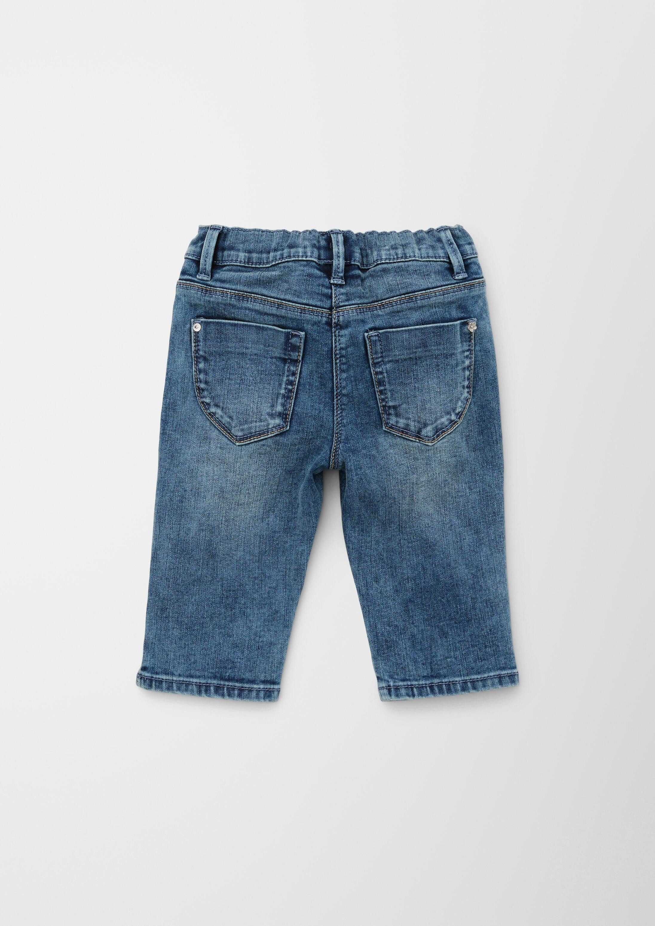 s.Oliver Jeansshorts Jeans-Hose TREGGINGS Cropped-Treggings / Skinny Fit / Mid Rise / High Rise / Skinny Leg