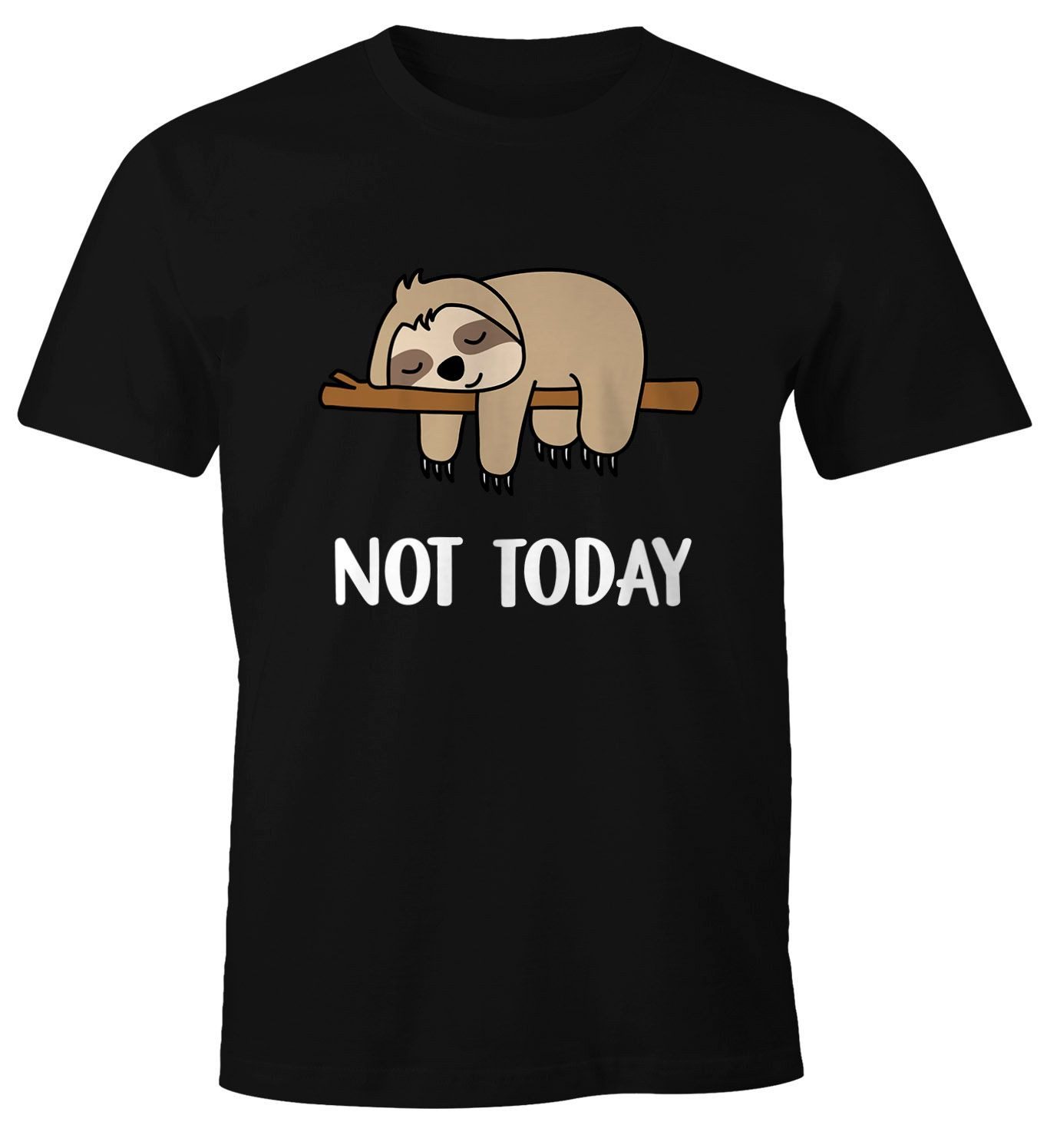 MoonWorks Print-Shirt Lustiges Herren T-Shirt Not Today Chillen Fun-Shirt M günstig online kaufen