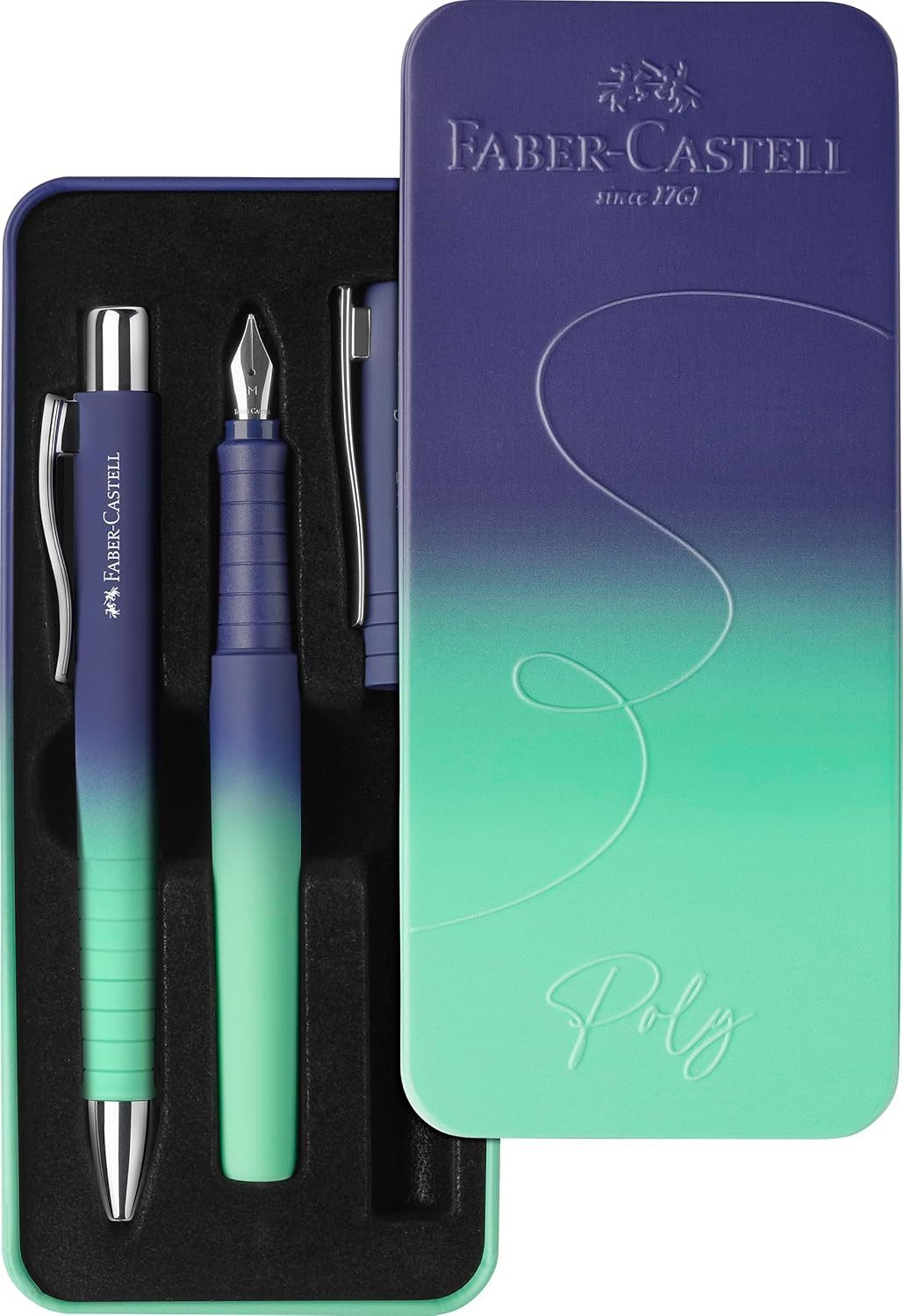 Eberhard Faber Marker Faber-Castell 241055 - Schreibset Poly Pen mit Kugelschreiber XB und F