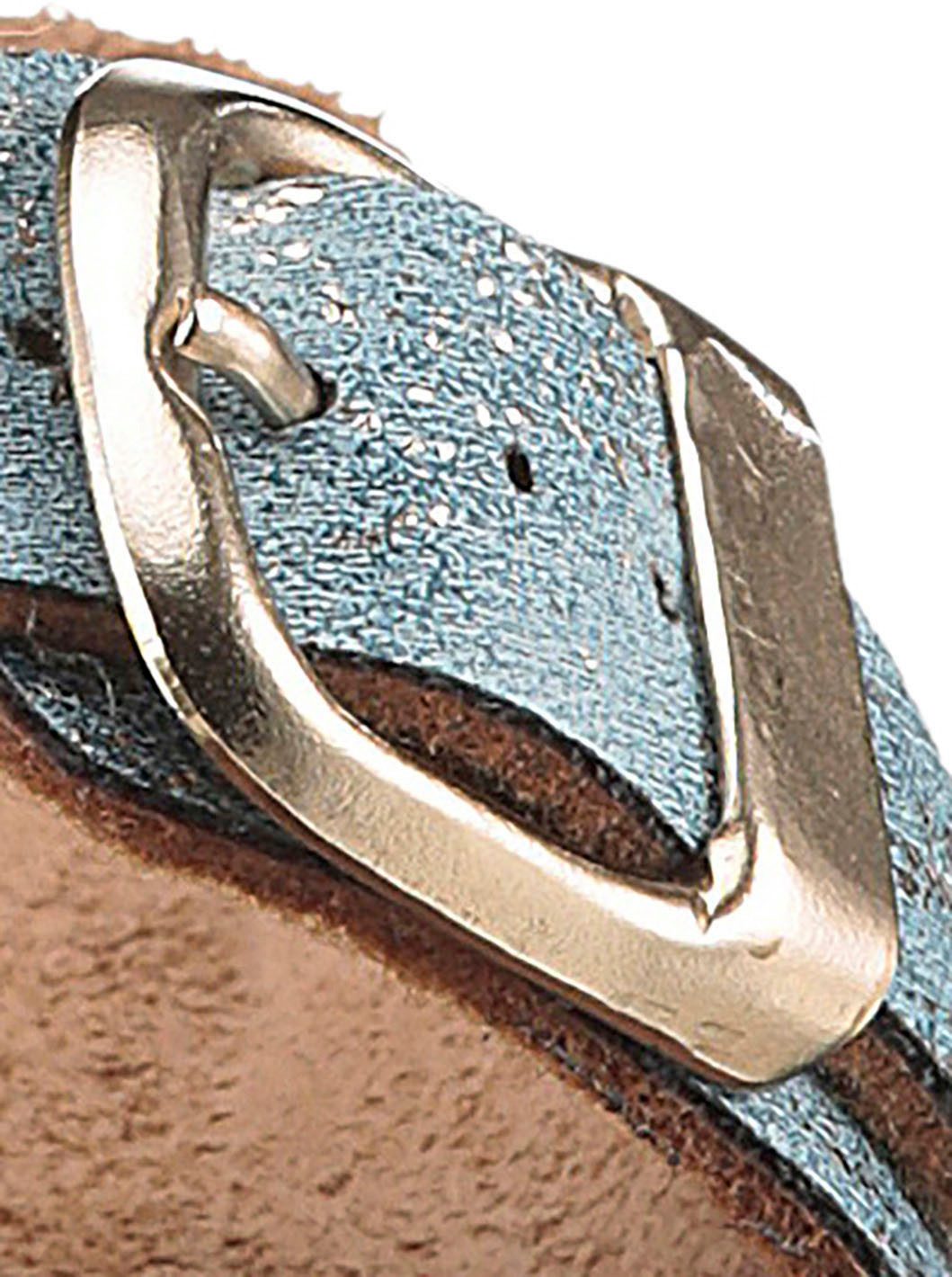 KIDSWORLD Pantolette Sommerschuh, Strandschuh, Urlaubschuh, Hausschuh mit Schnallen