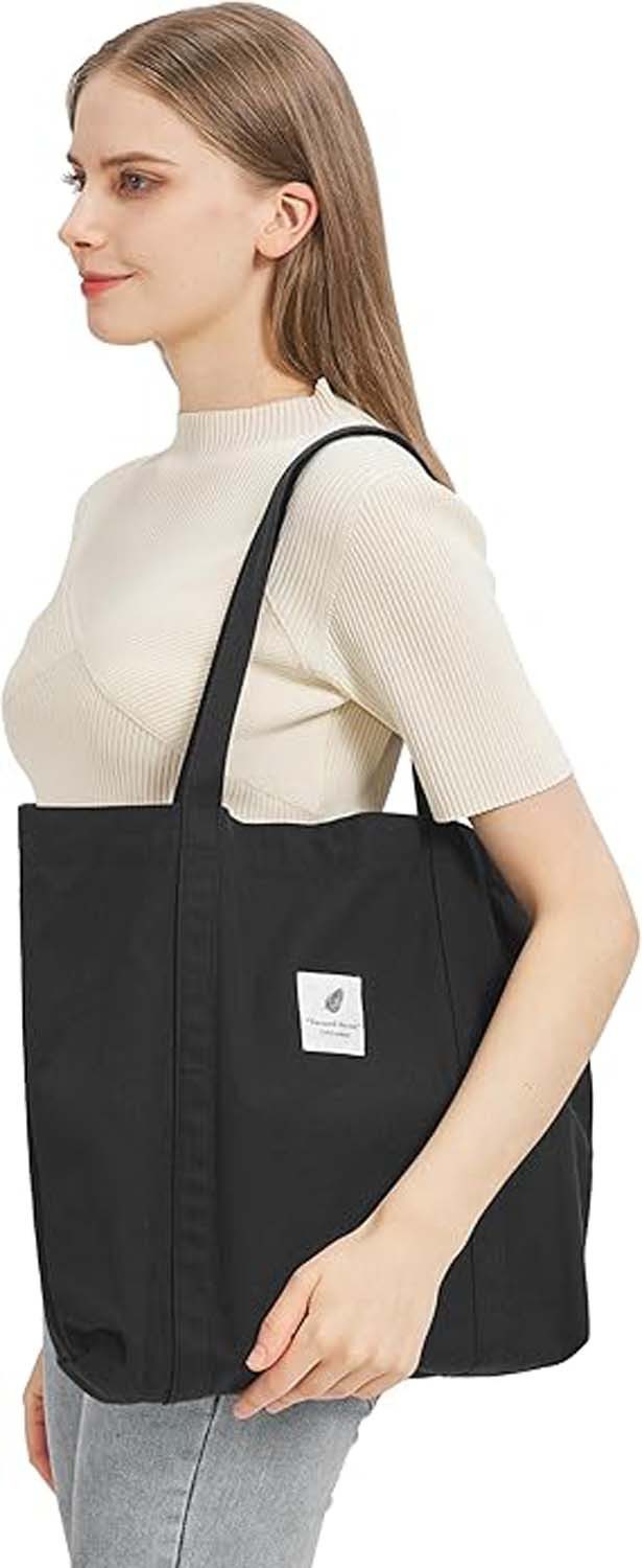 Coonoor Schultertasche Tote Tasche Einfarbige Umhängetasche Leicht
