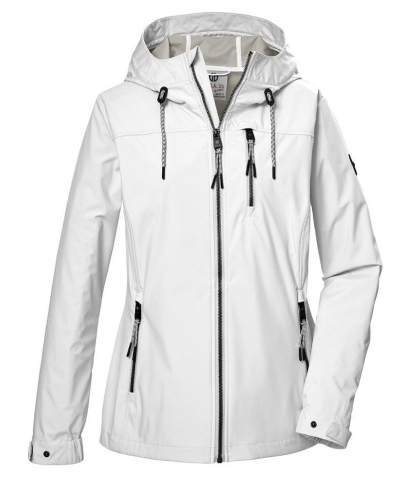 G.I.G.A. DX Softshelljacke GS 74 mit Kapuze (wasserdicht und winddicht) weiss Damen