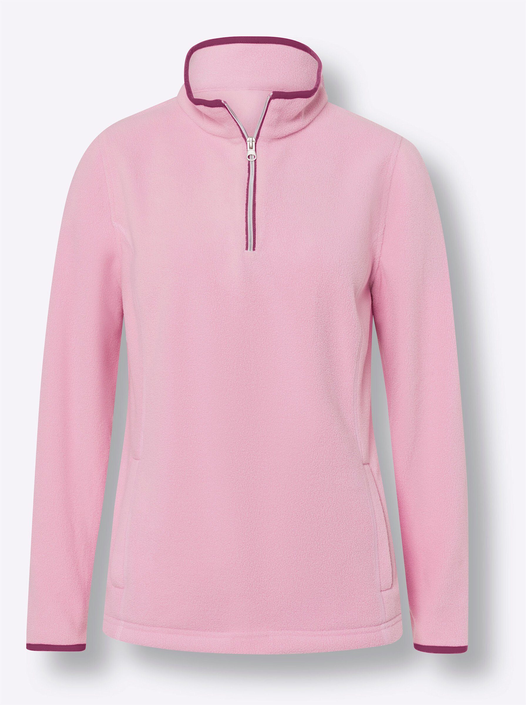 Sieh an! T-Shirt Fleece-Shirt Langarm