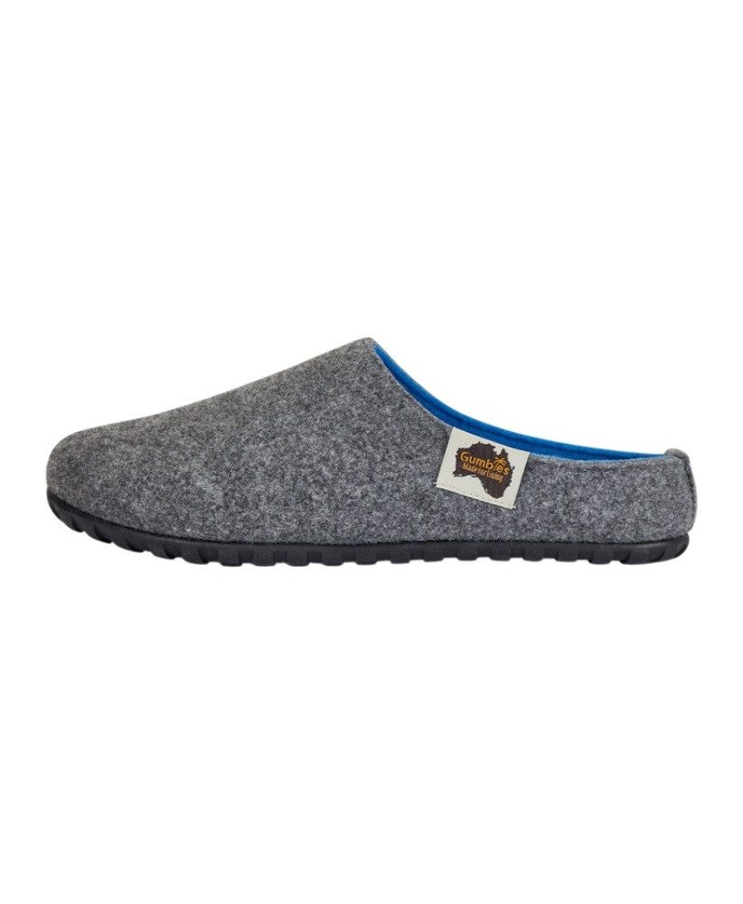 Gumbies Slipper grau/blau Hausschuh