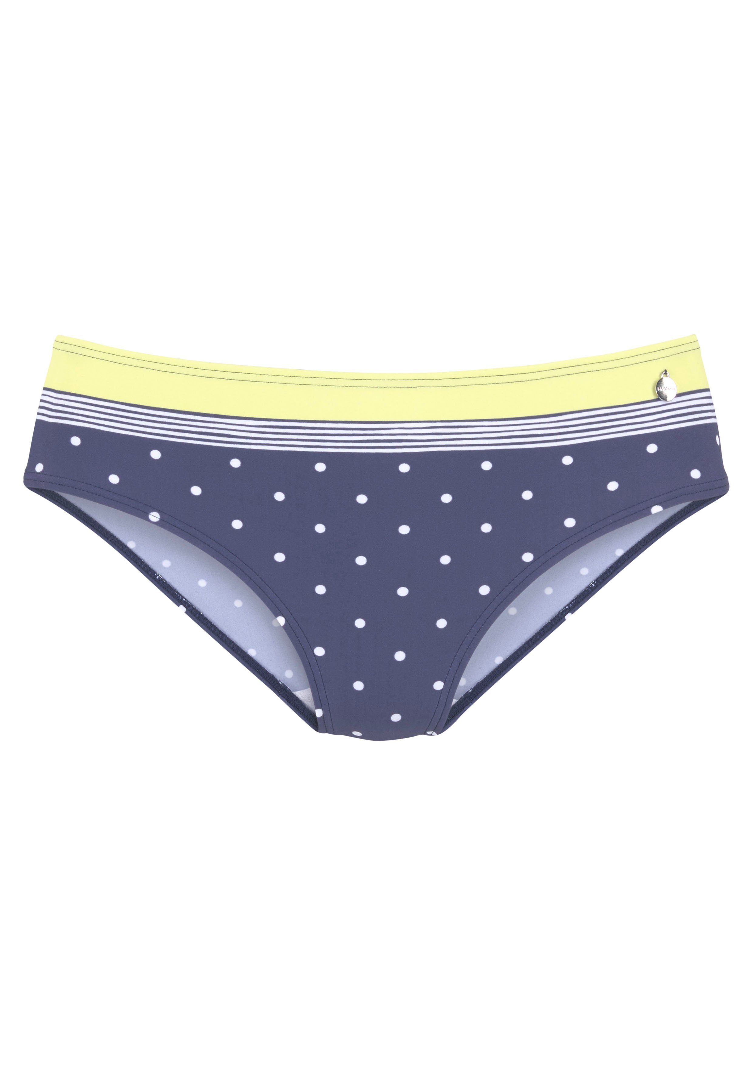 LASCANA Bikini-Hose Monri mit kontrastfarbenem Detail günstig online kaufen