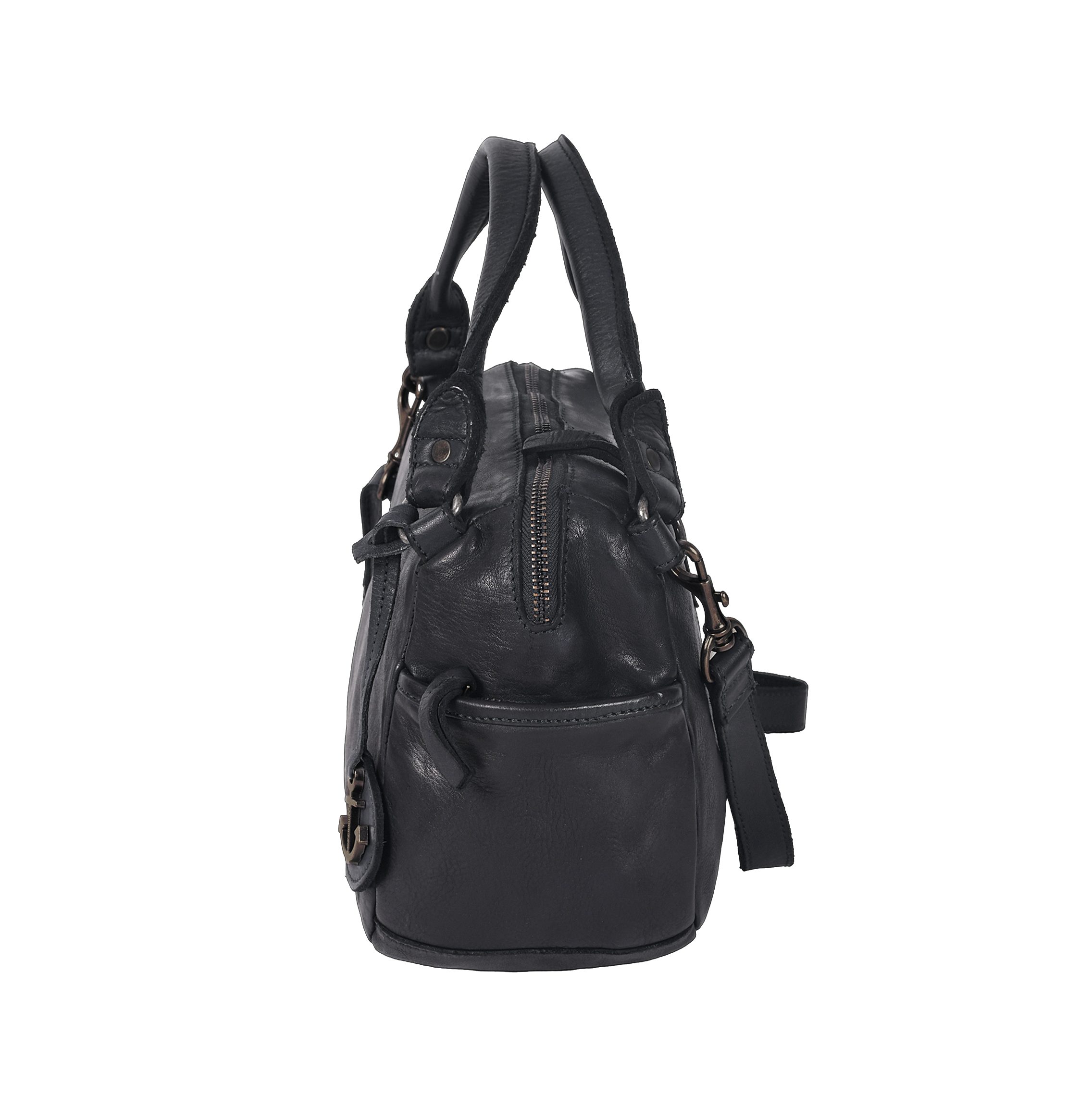 HARBOUR 2nd Handtasche Saphira, Damen Umhängetasche, Schultertasche mit Anker-Logoprägung