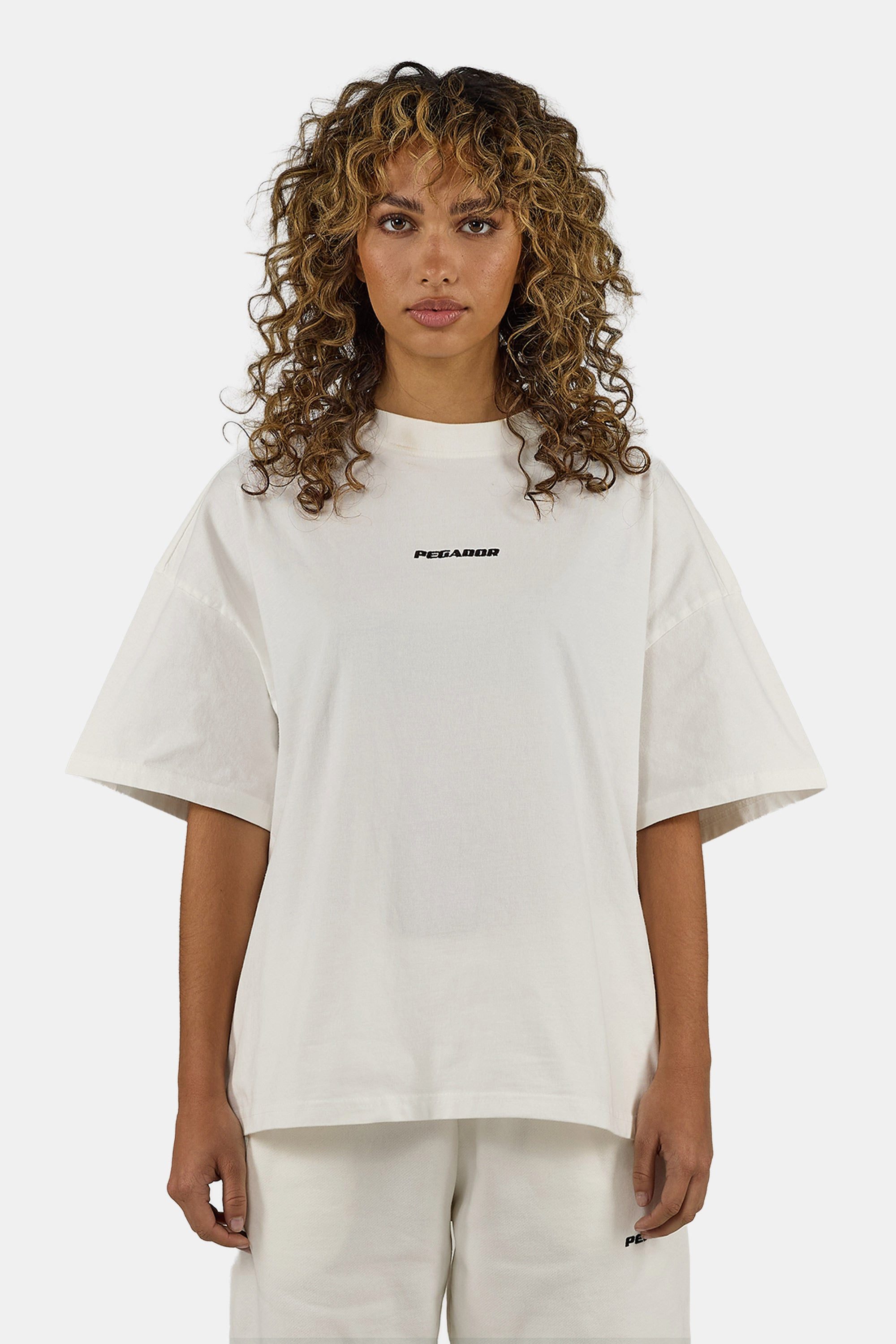 PEGADOR T-Shirt Bracy Heavy Oversized Tee Baumwolle, oversize