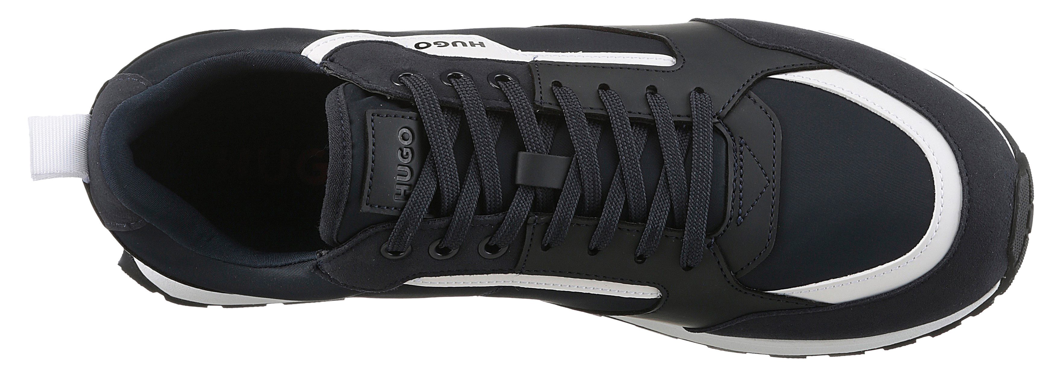 HUGO Icelin_Runn Sneaker, Freizeitschuh, Halbschuh, Schnürschuh mit Logoschriftzug