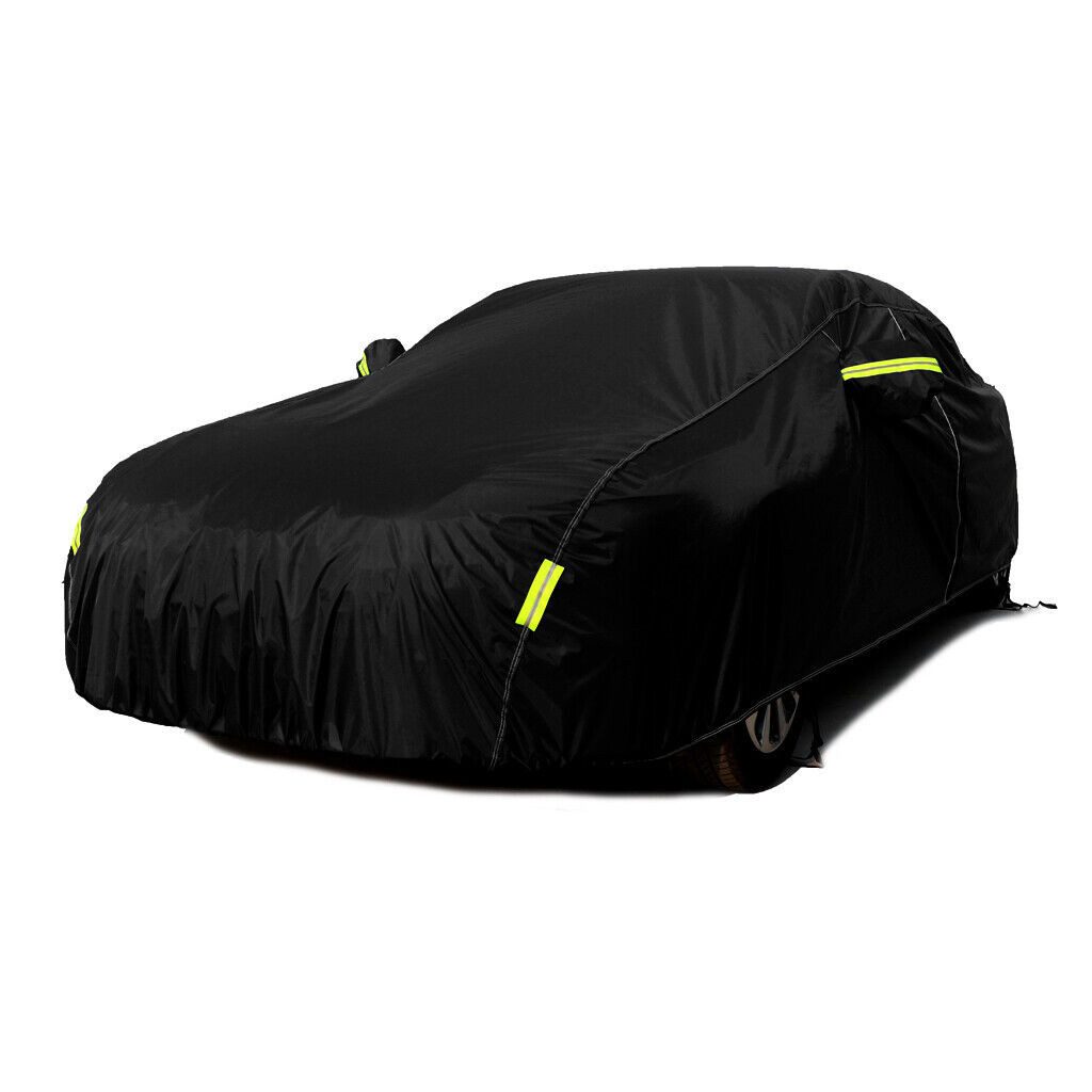 Luckice Hagelschutzplane Autoabdeckung Vollgarage 440x175x150cm, wasserdicht, UV-Schutz (Staubdicht, 190T Polyester, für Limousinen)