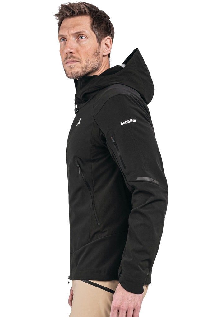 Schöffel Softshelljacke Skijacke Kals (Softshelljacke, 3-Lagen Gore-Tex, winddicht) schwarz