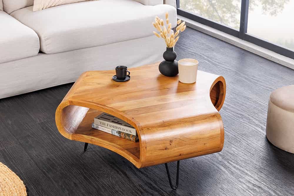 LebensWohnArt Couchtisch Design Couchtisch LIVE-RANIC 70cm günstig online kaufen