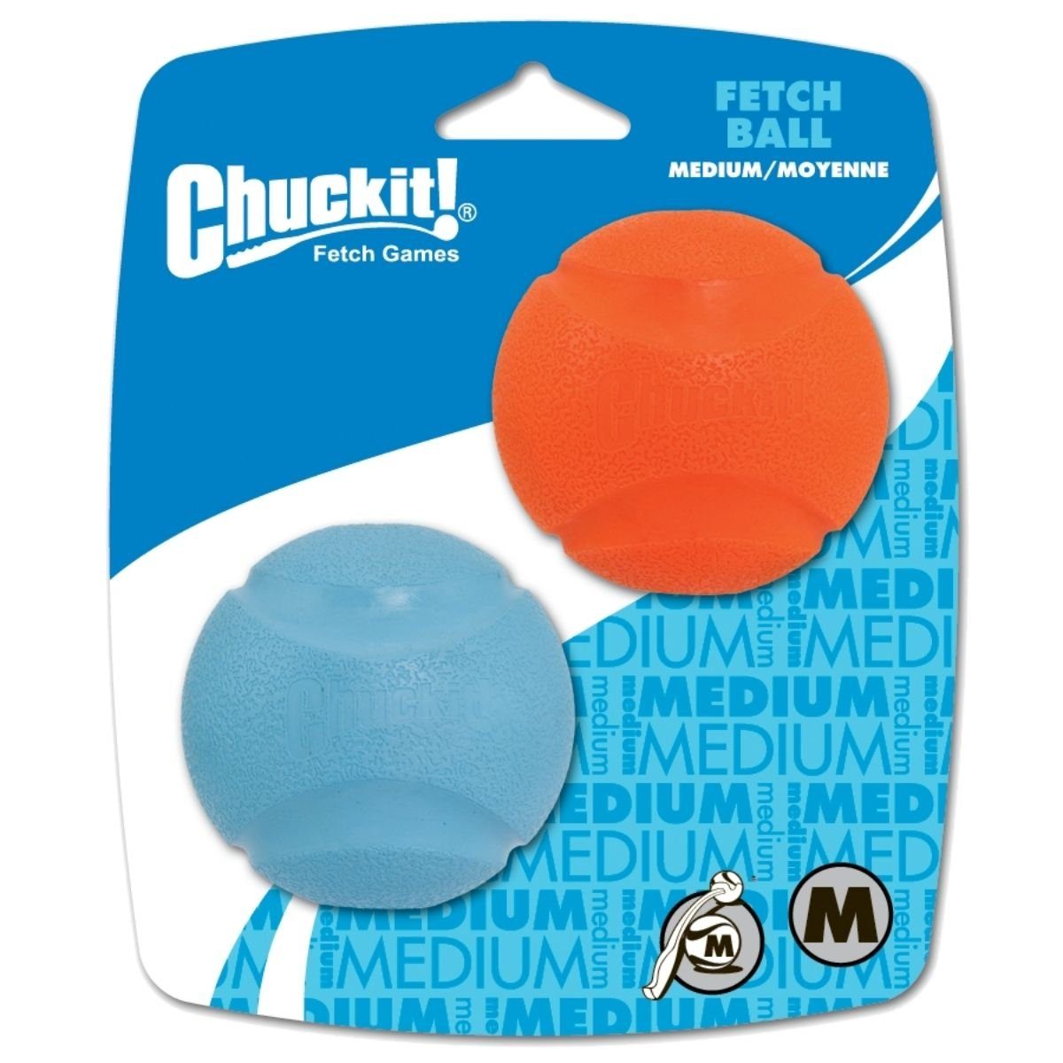 Tierball Fetch Ball Medium 6 cm 2 Pack