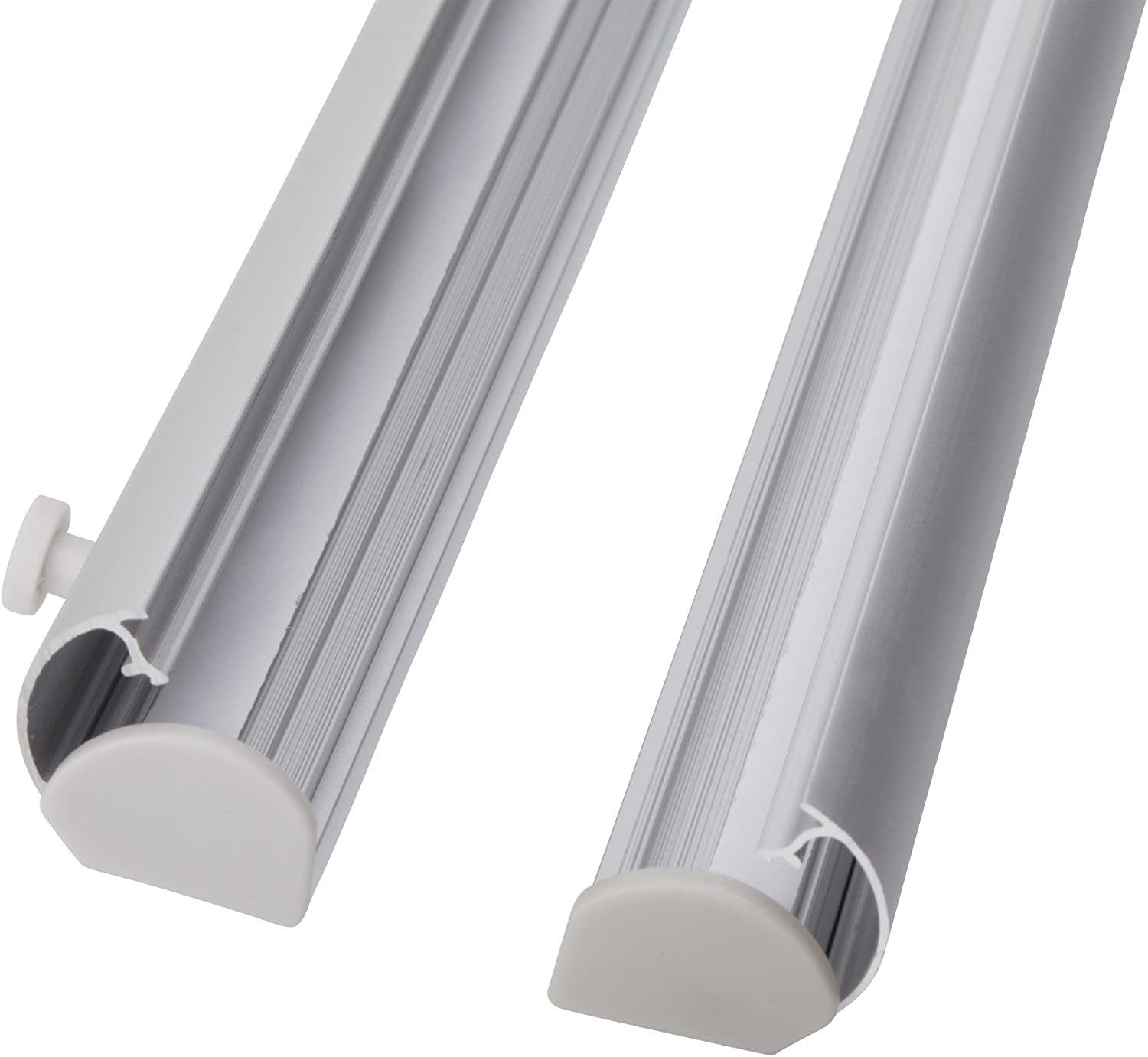 Clever-Kauf-24 Paneelwagen 2er Set Klemmleiste Paneelwagen 60cm Alu, 2er Se günstig online kaufen