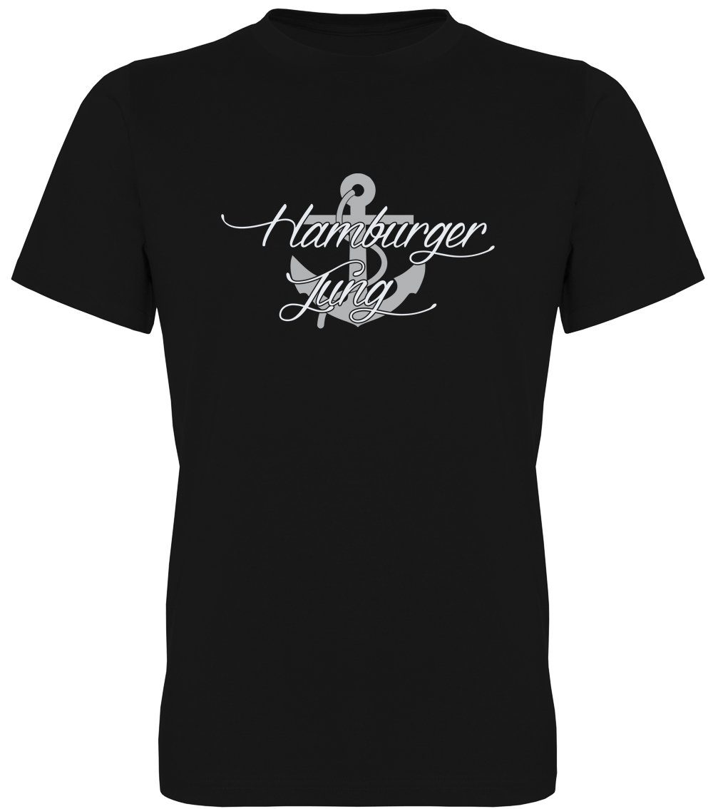 G-graphics T-Shirt Hamburger Jung Herren T-Shirt, mit trendigem Frontprint, Aufdruck auf der Vorderseite, Spruch/Sprüche/Print/Motiv, für jung & alt