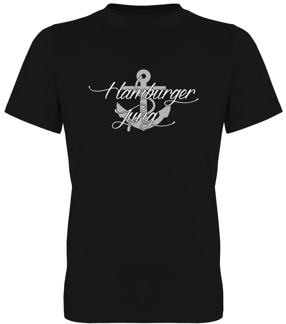 G-graphics T-Shirt Hamburger Jung Herren T-Shirt mit Statement / Spruch / Motiv als Frontprint