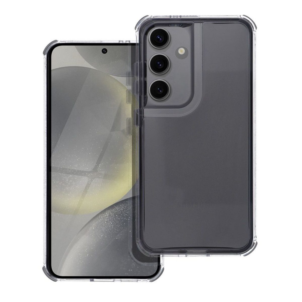 COFI 1453 Handyhülle Matrix Hülle für XIAOMI Redmi Note 15 Pro Plus 5G Transparent-Schwarz 6,83 Zoll, Transparente Rückseite mit farblich abgesetztem Rahmen