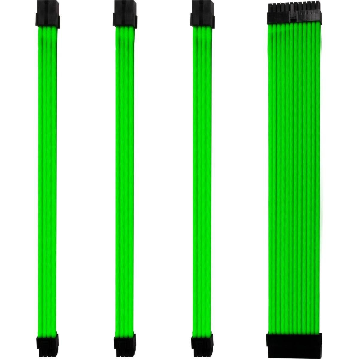Kabel-Sleeve-Set - Grün - Computer-Kabel