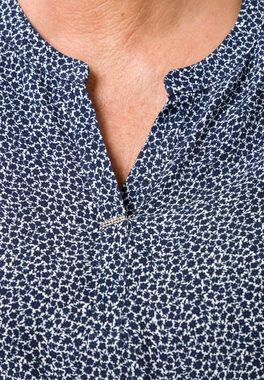 FRANK WALDER Klassische Bluse mit Minimal-Print