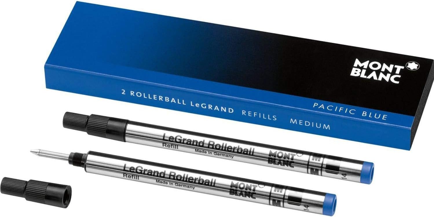 MONTBLANC Tintenroller Refills LeGrand M, (2er Pack), für Meisterstück LeGrand Rollerball‑Stifte