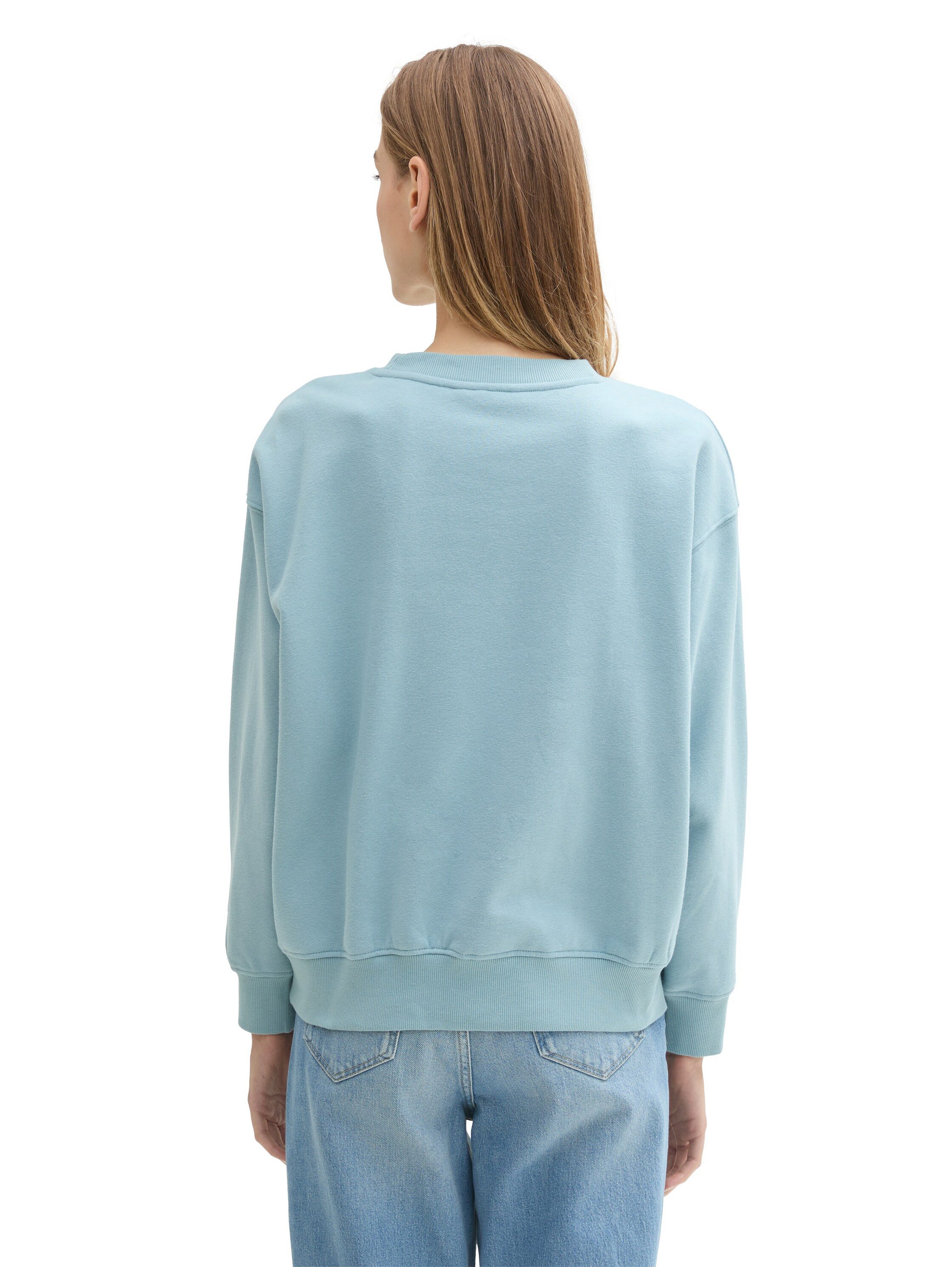 TOM TAILOR Denim Sweatshirt mit Schriftzug günstig online kaufen