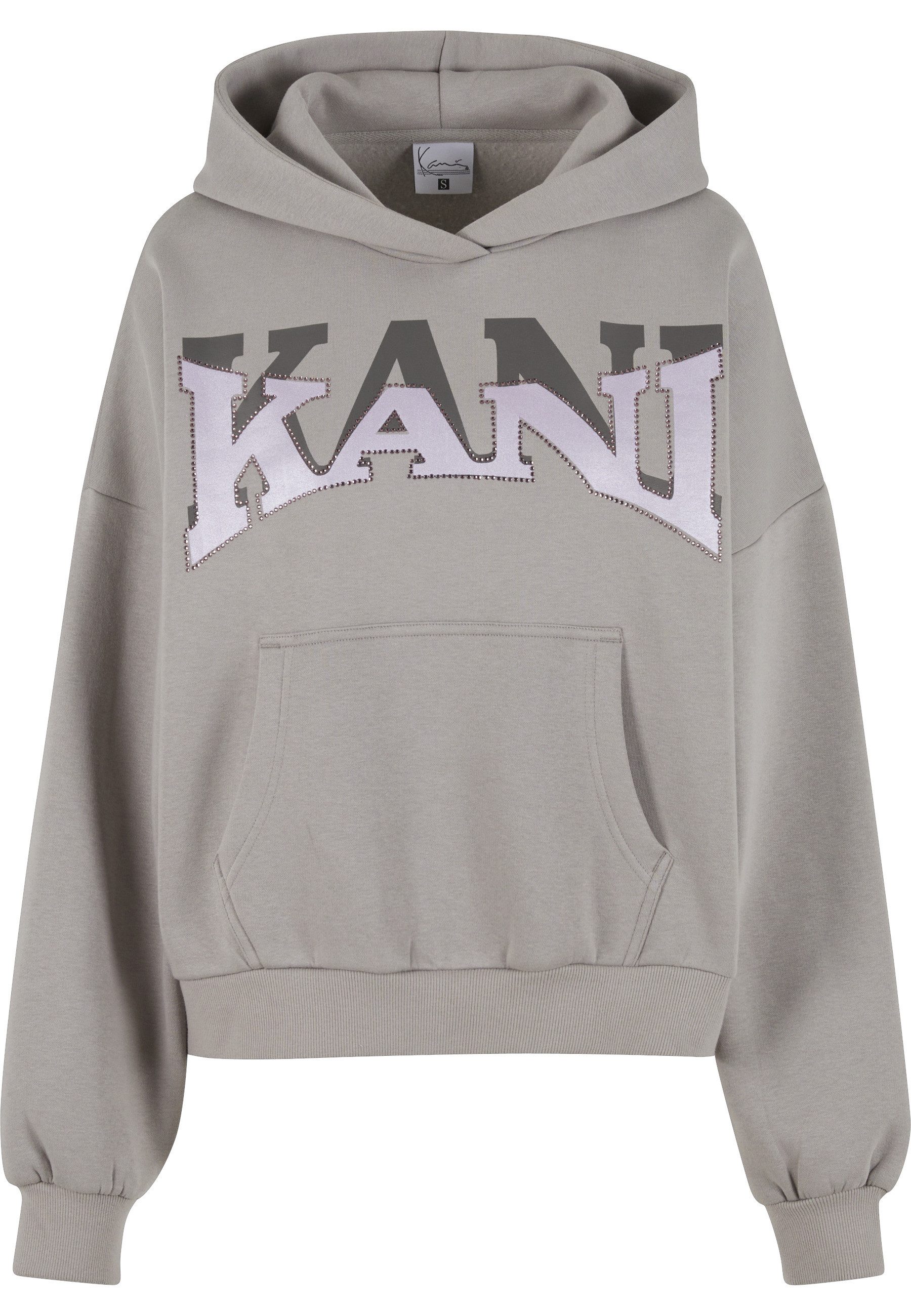Karl Kani Kapuzensweatshirt Karl Kani KK Woven Signature Glitter Os Hoodie