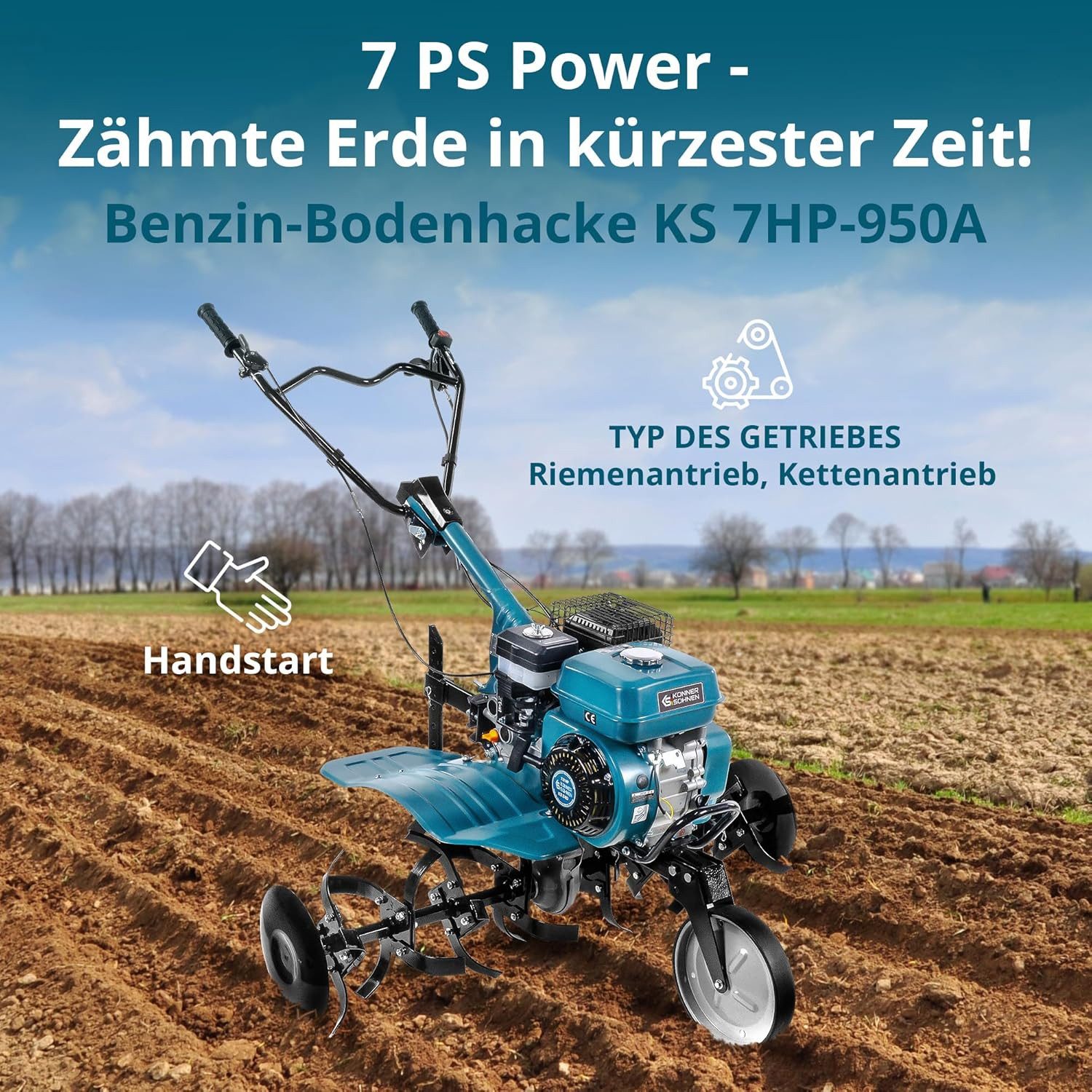 Könner & Söhnen Gartenpumpe KS 7HP-950A günstig online kaufen