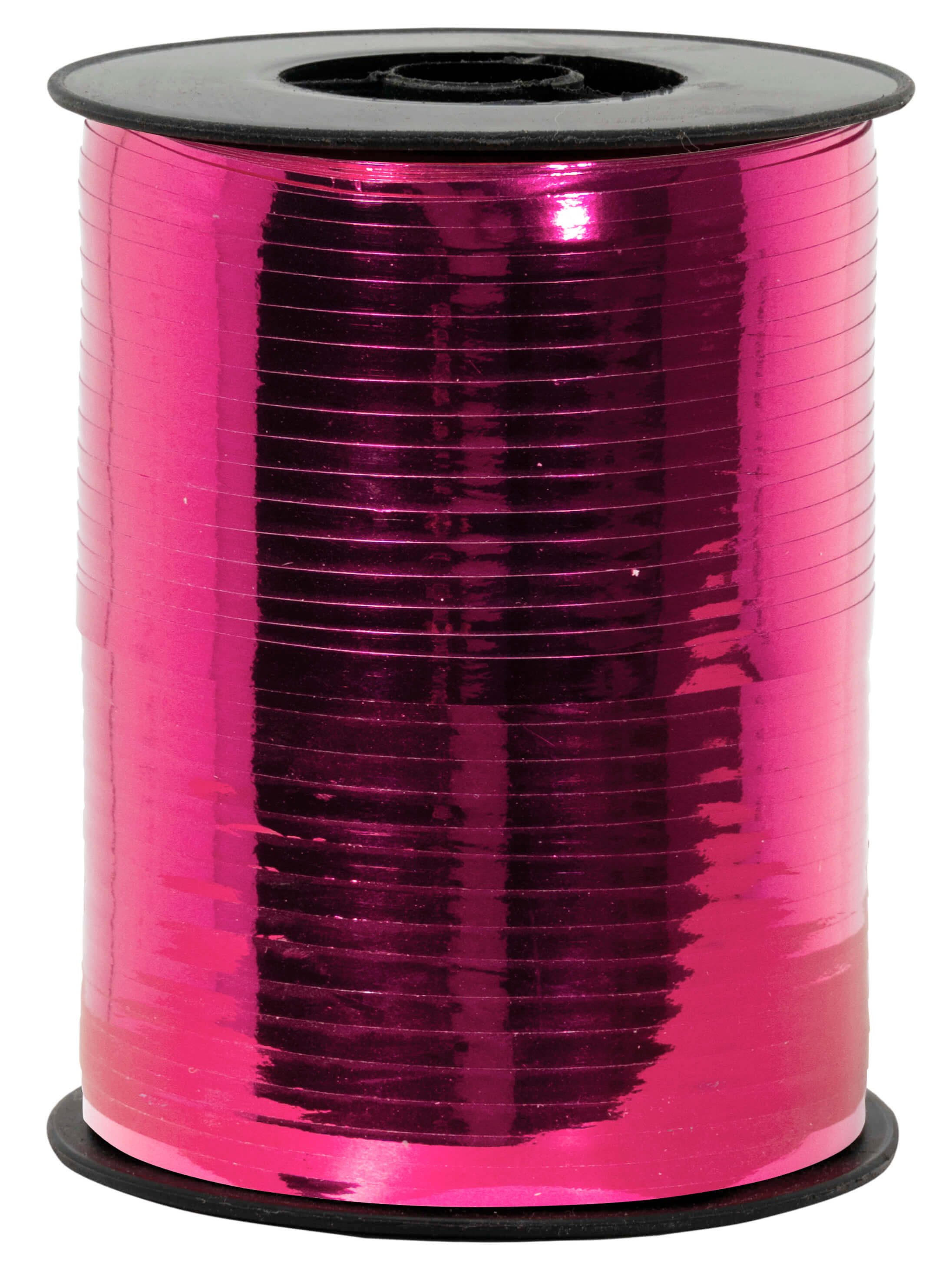 Goldina Loy GmbH + Co KG Geschenkband Geschenkband Polyband 5mm/250m Metallic Pink