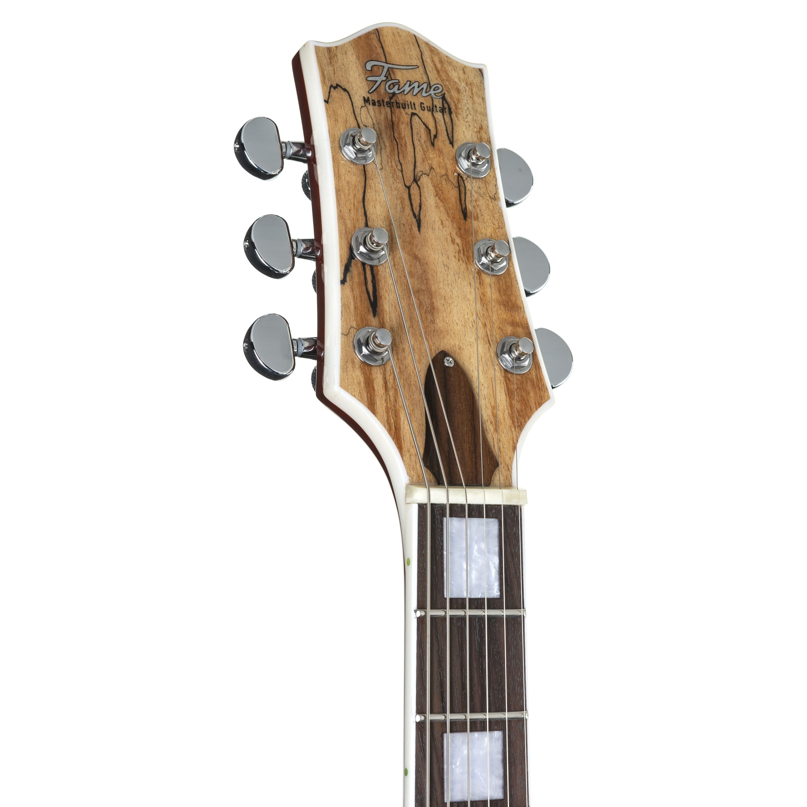 FAME E-Gitarre, E-Gitarren, Single Cut Modelle, Custom LP RW Nature - Single Cut E-Gitarre
