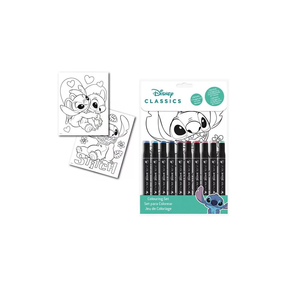 Disney Kreativset Disney Lilo und Stitch Magical Zahlen-Ausmalbuch