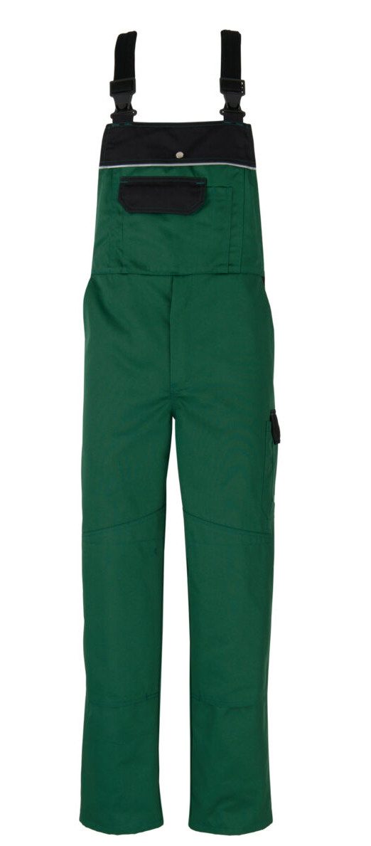 BEB Latzhose beb HANDWERK Herren Latzhose CLASSIC Polyestermix Grün/Schwarz