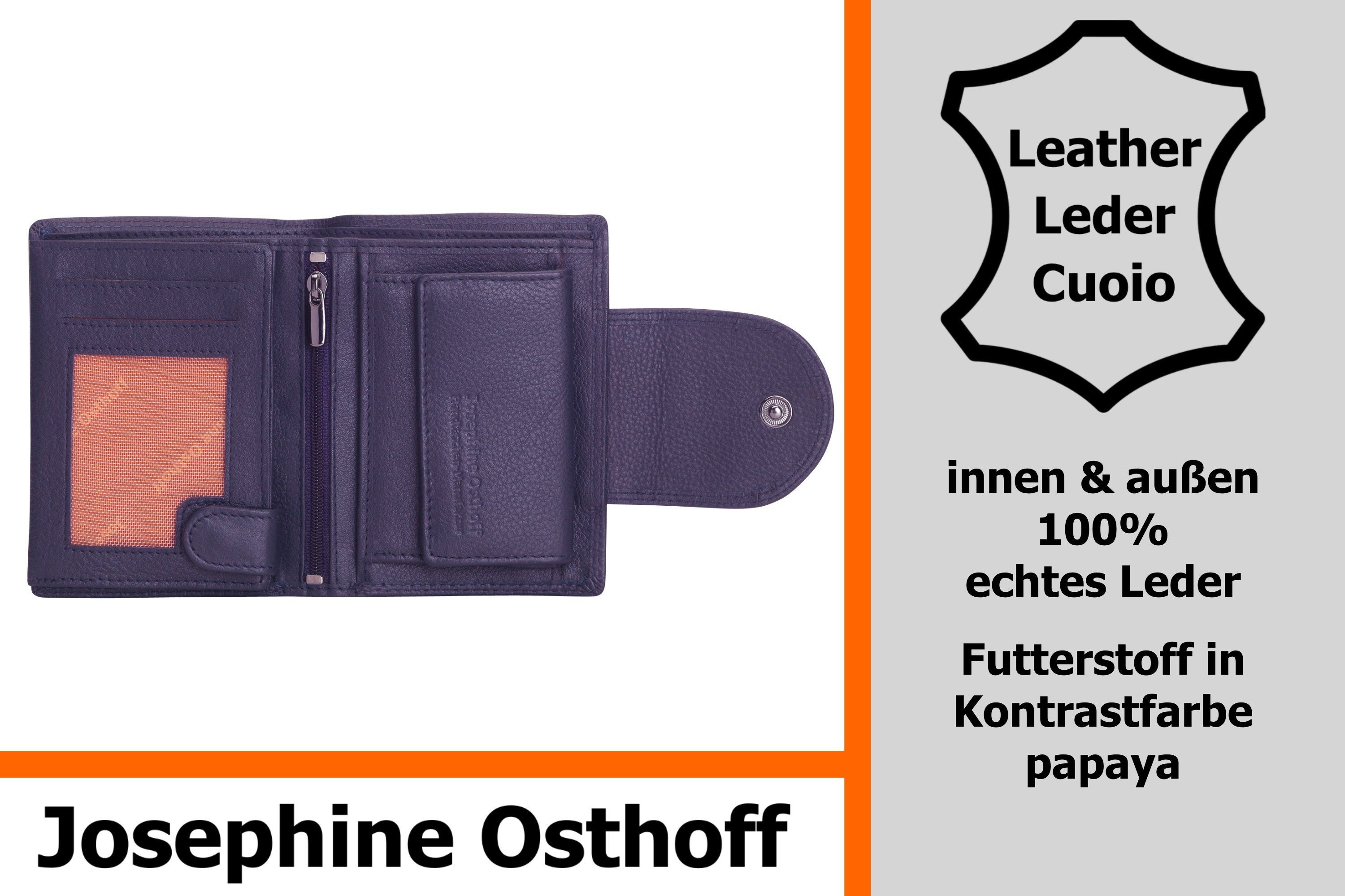 Josephine Osthoff Brieftasche Wiener Minibrieftasche Geldbörse orchidee