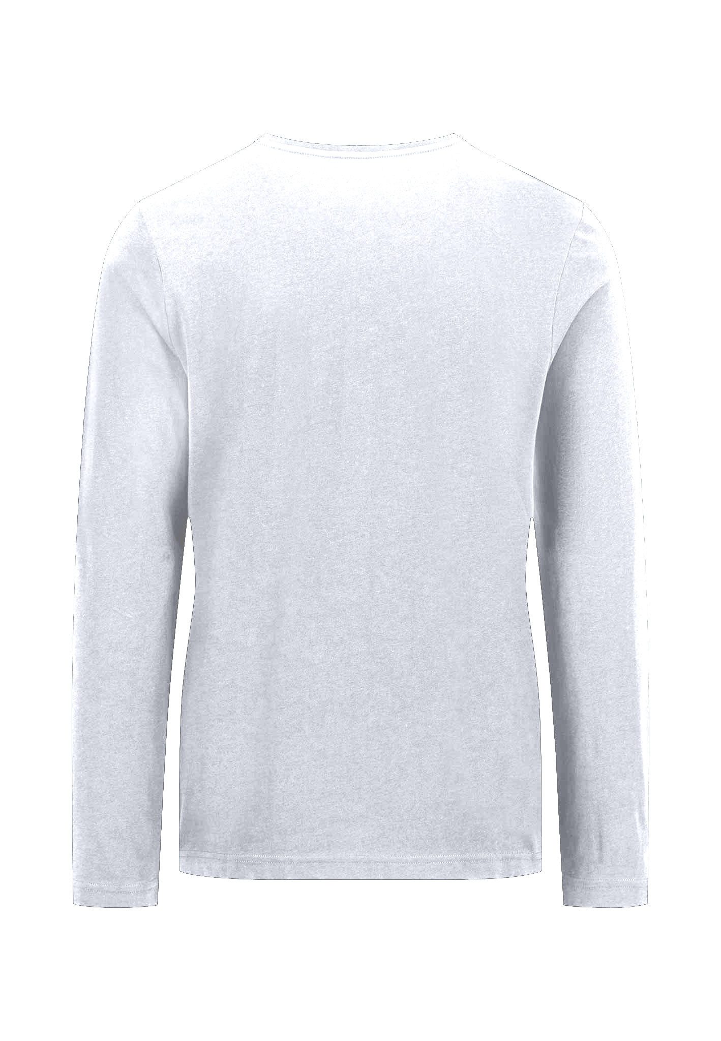 FYNCH-HATTON Langarmshirt mit Logo-Bestickung auf der günstig online kaufen