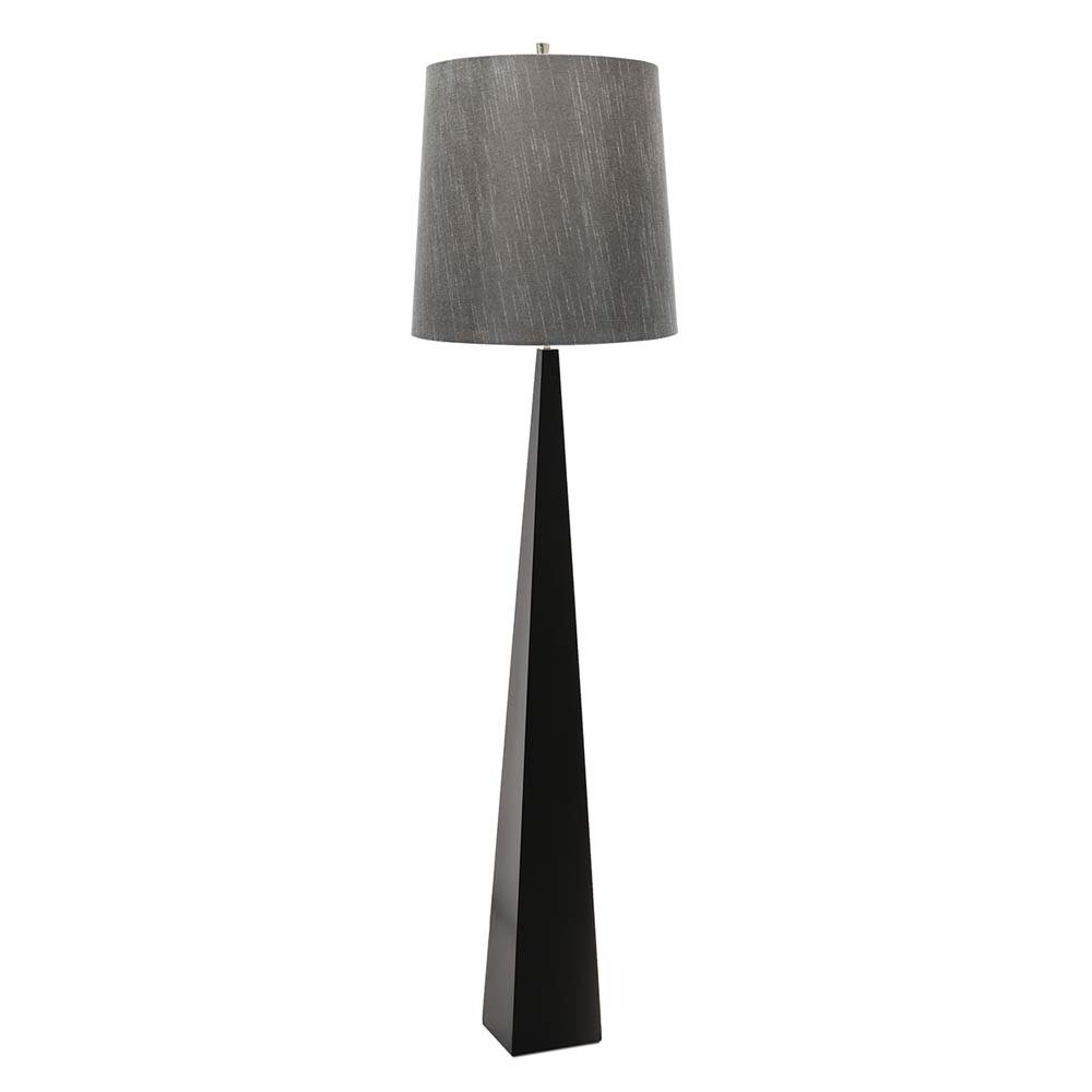 Elstead LIGHTING Stehlampe, Leuchtmittel nicht inklusive, Stehlampe Stehleuchte Wohnzimmerlampe Stahl Schwarz H 181 cm 1 Flammig