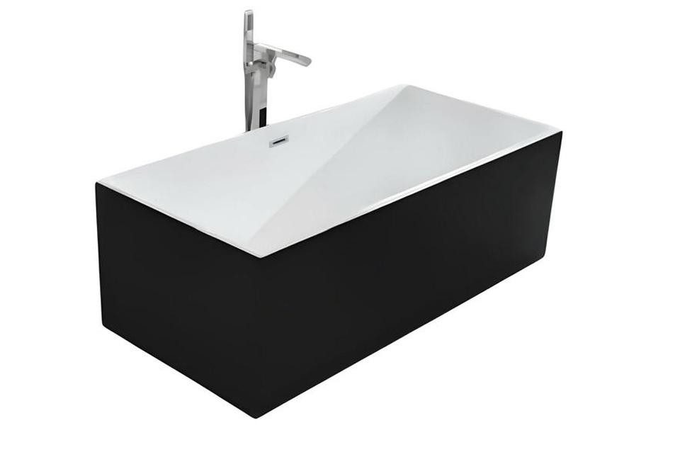 JVmoebel Badewanne Designwanne in elegantem Weiß mit ergonomischer Form für Komfort, (1-tlg), Made in Europe