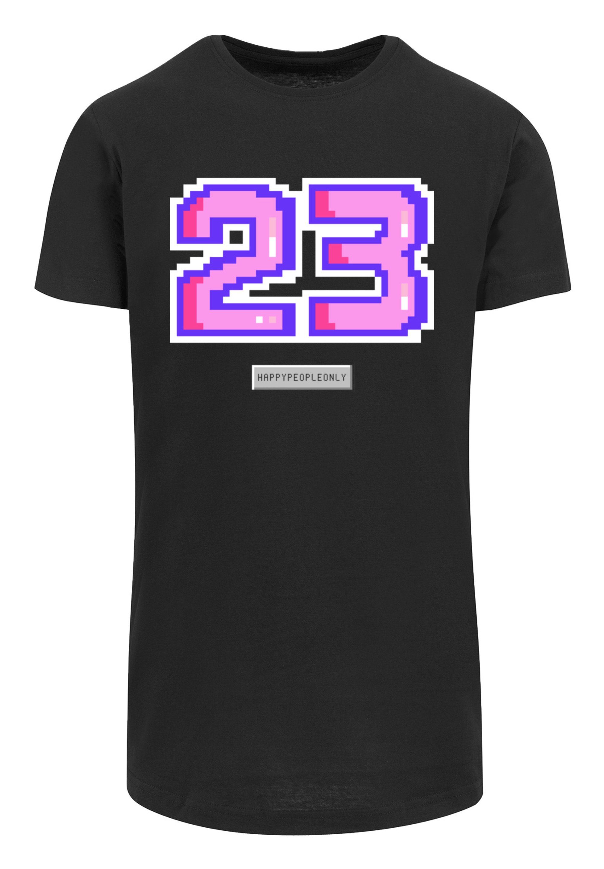 Pixel pink 23 schwarz T-Shirt Print F4NT4STIC