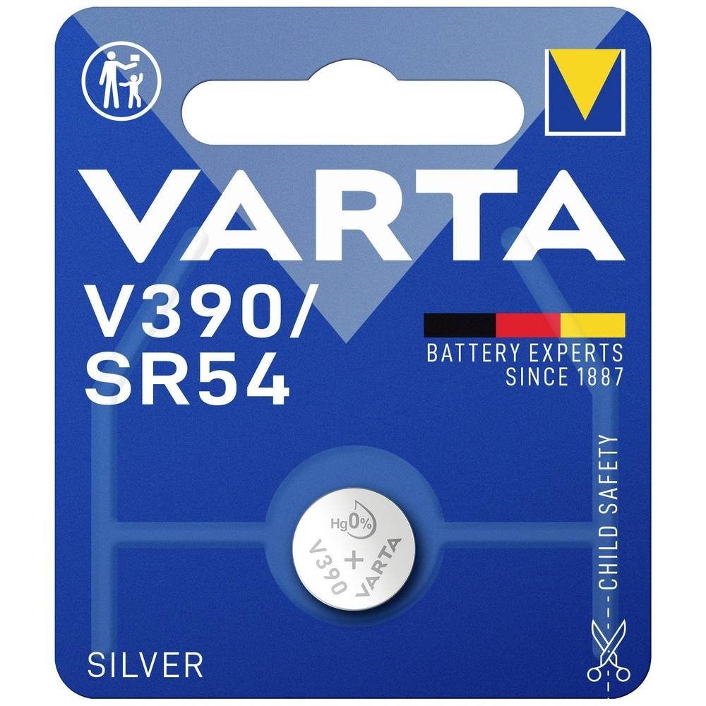 VARTA V390/SR54 - Knopfzelle Knopfzellenbatterie - silber