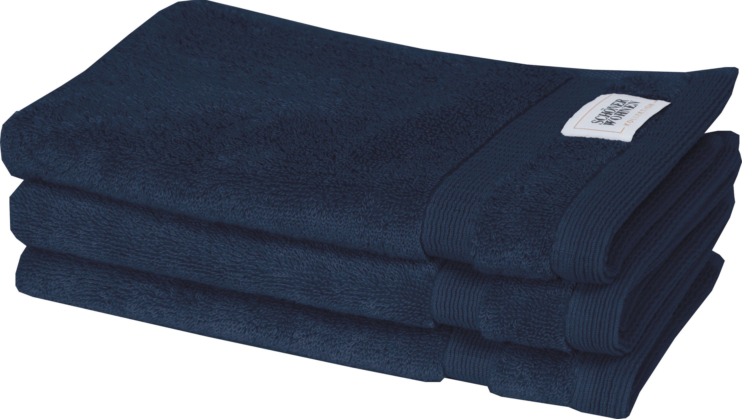 SCHÖNER WOHNEN-Kollektion Gästehandtuch Cuddly, Frottier (3-St), schnell tr günstig online kaufen