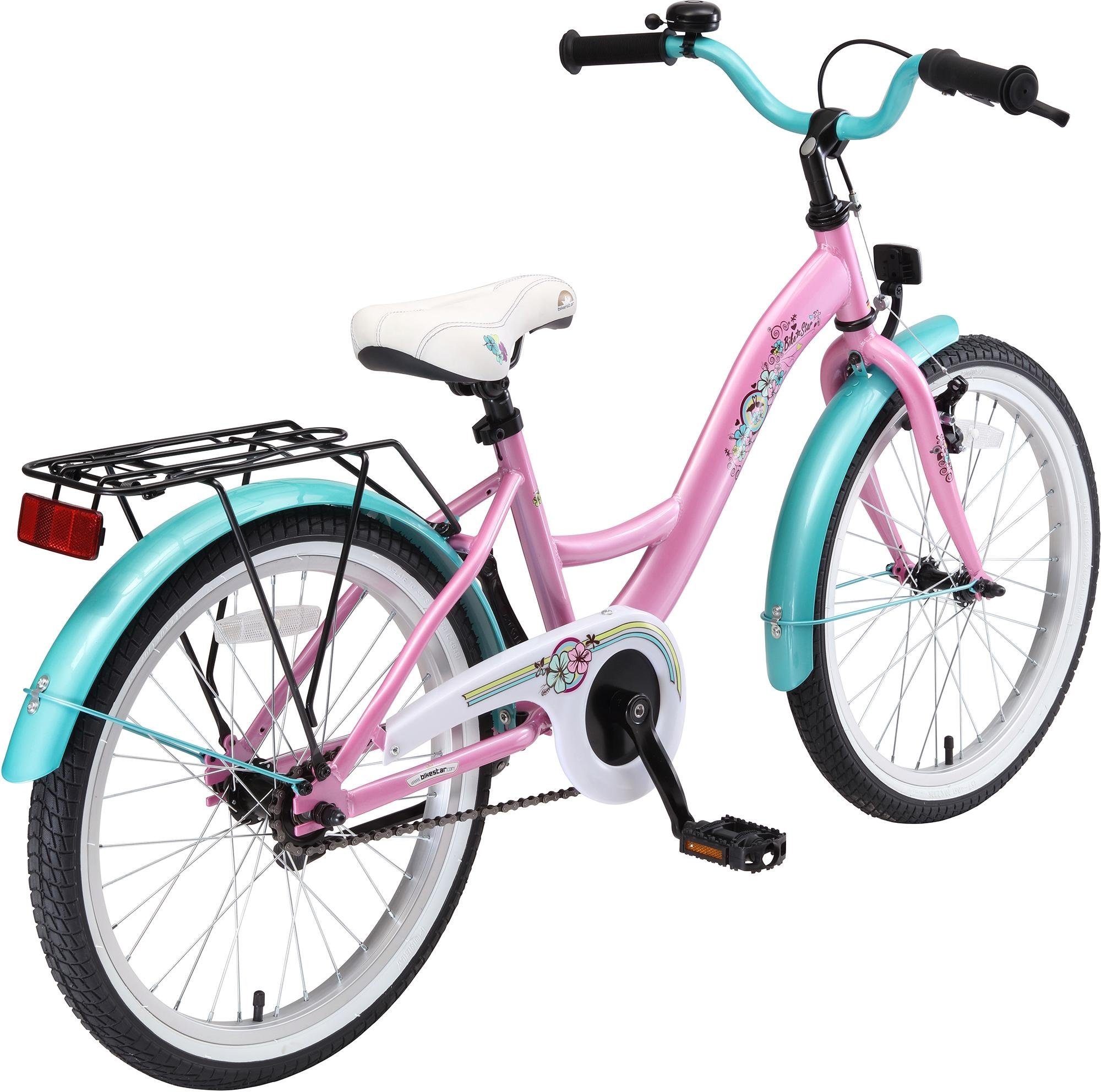 Bikestar Jugendfahrrad Classic, 1 Gang, für Damen