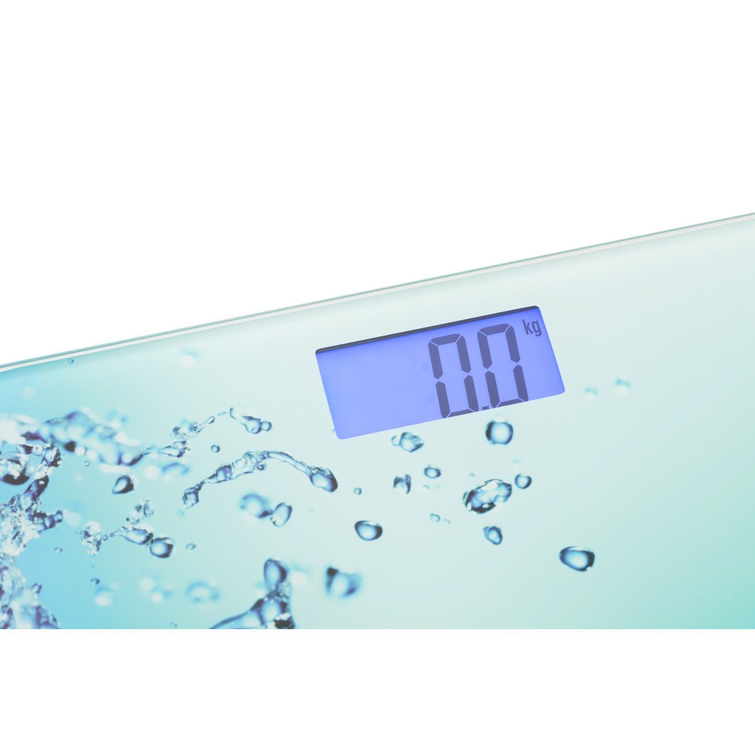 Mesko Personenwaage MS 8156, Badezimmerwaage aus gehärtetem Glas 150kg