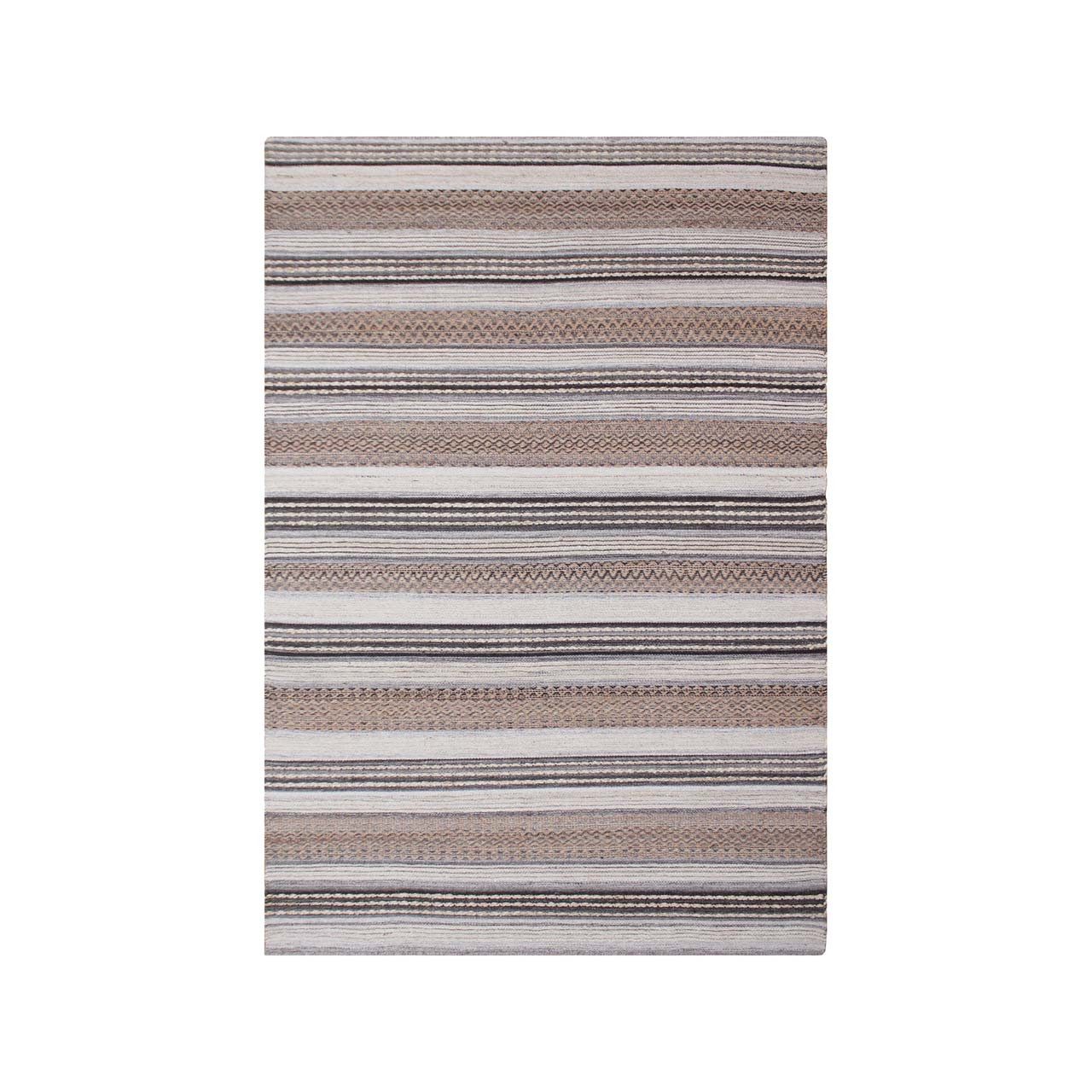 House Nordic Teppich Morena Teppich handgewebt 160x230cm natur, grau., Höhe: 1 mm